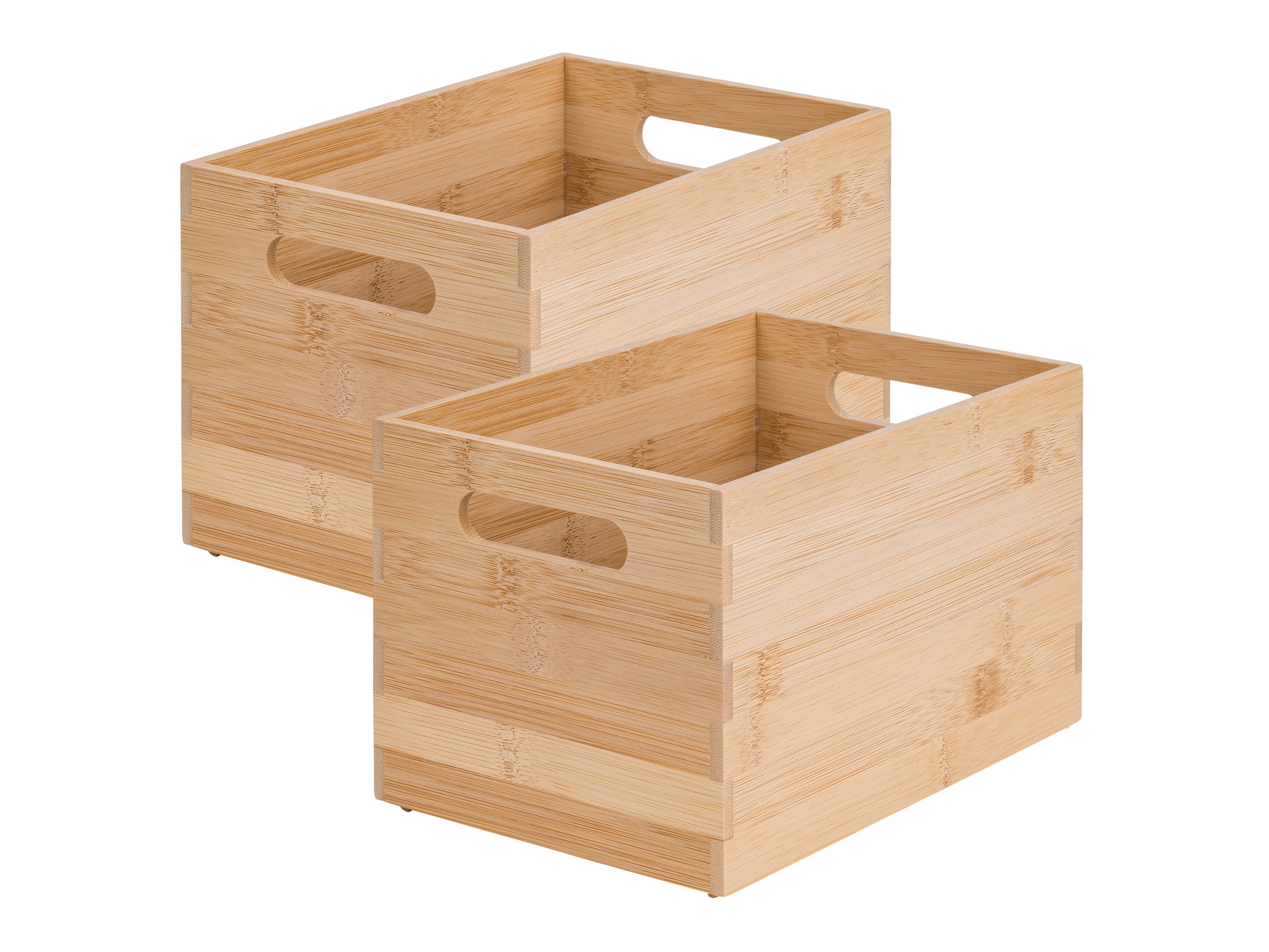 W5 Úložný bambusový box (malé, 2 kusy)