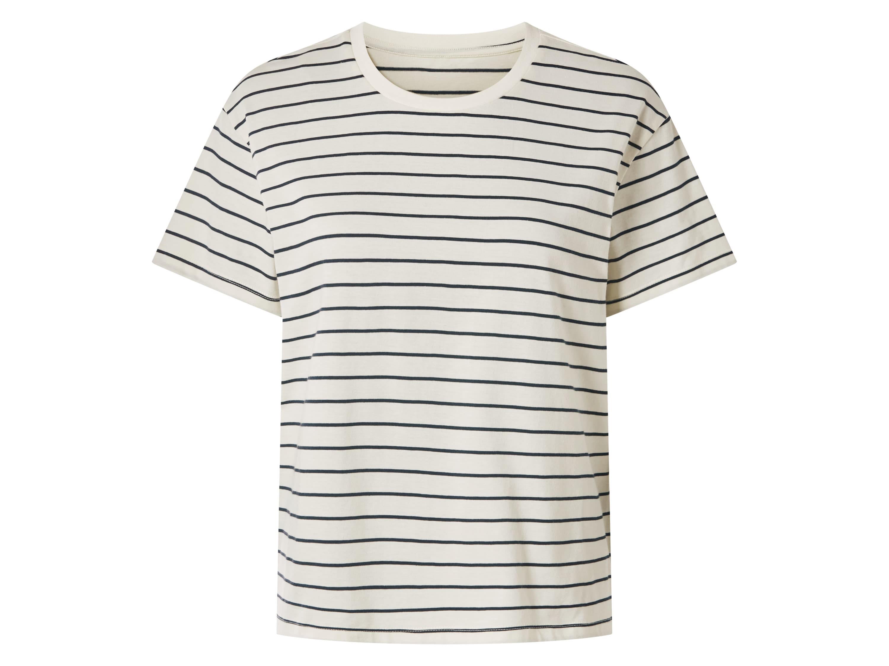 esmara® Dámske tričko (biela/navy modrá, M (40/42)) 1