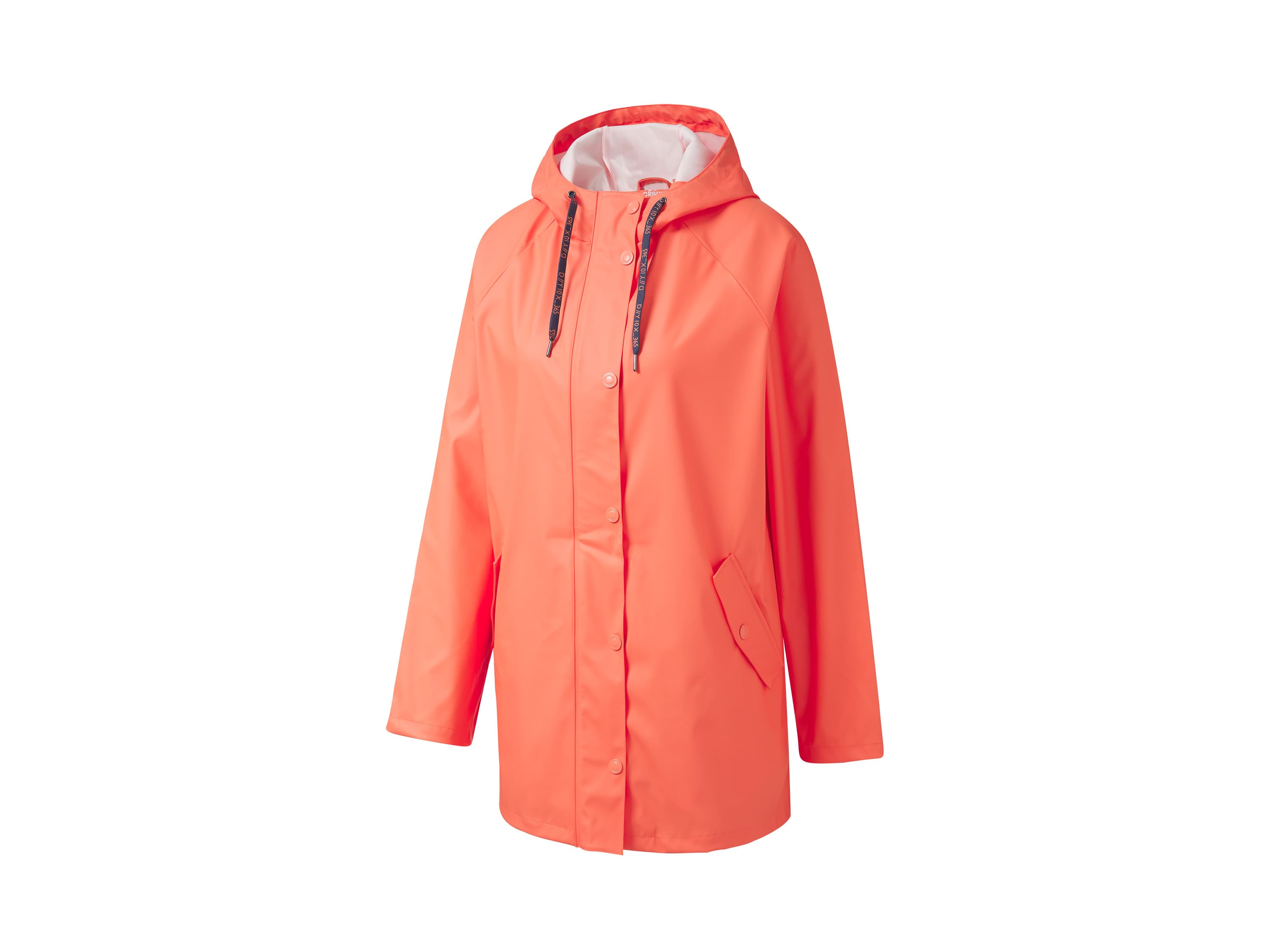 CRIVIT Dámska nepromokavá parka (oranžová, M (40/42))