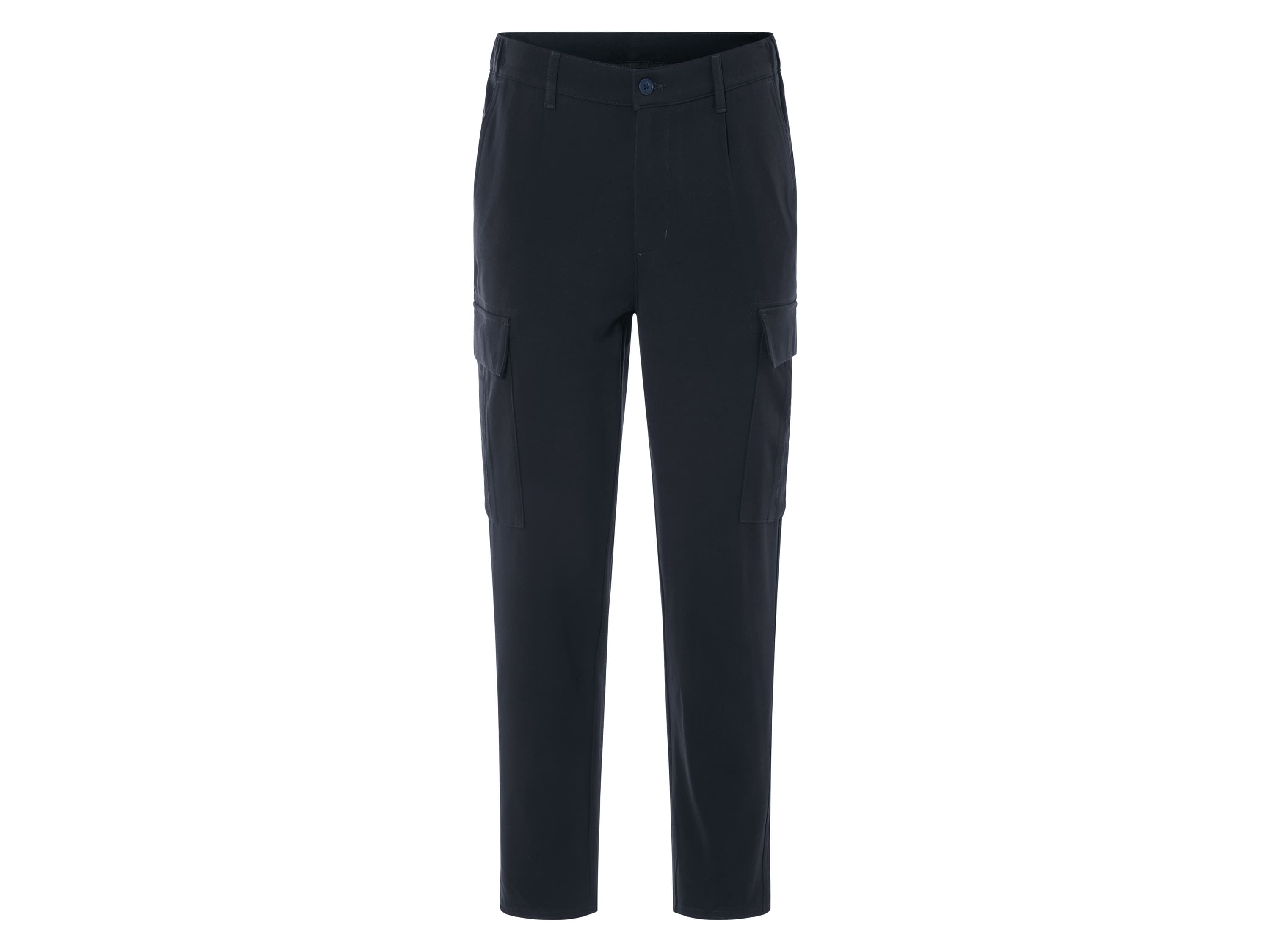 LIVERGY® Pánske cargo nohavice  (navy modrá, M (48/50)) 1