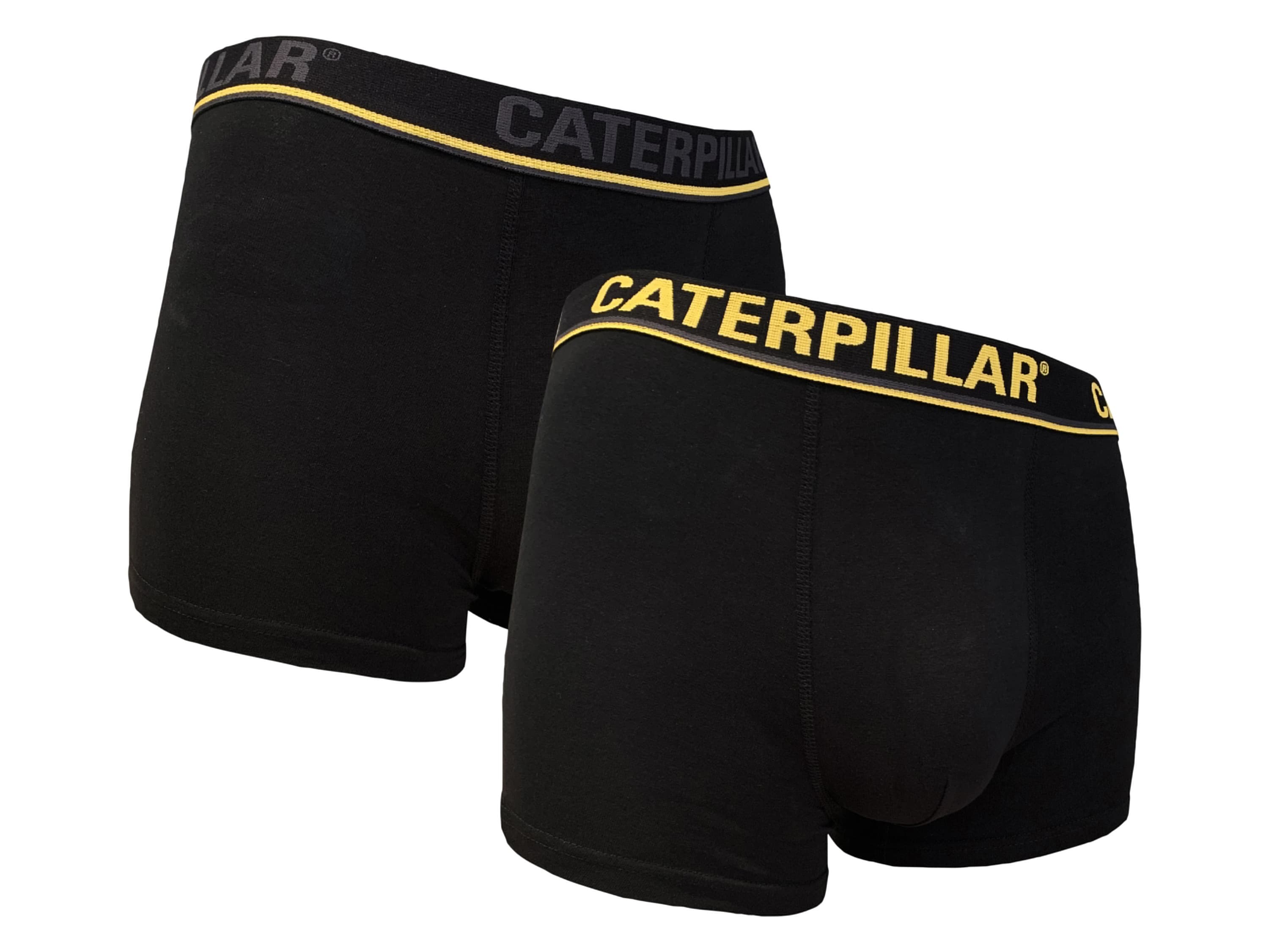 Caterpillar Pánske boxerky, 2 kusy (čierna/žltá, M) 1