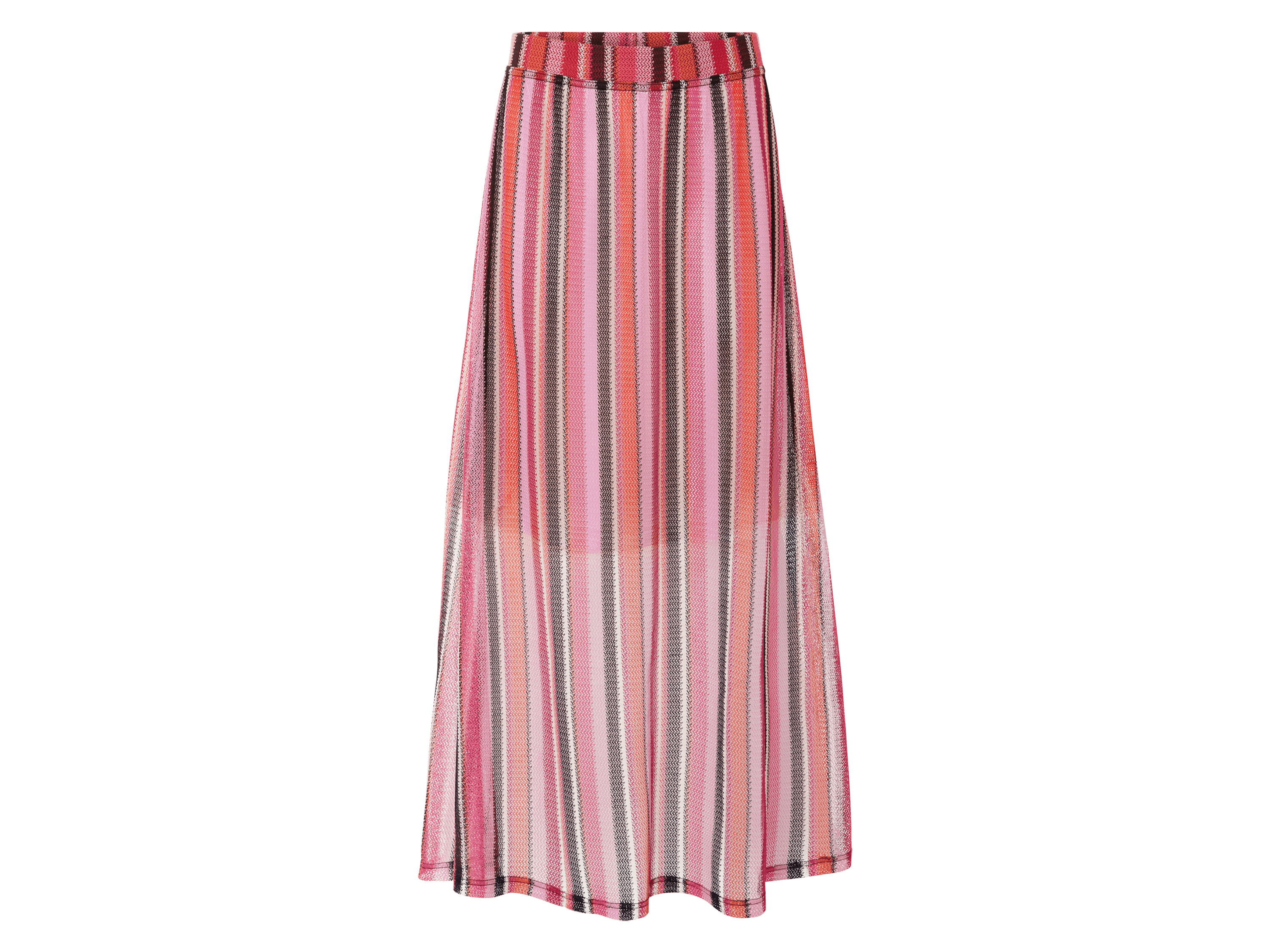 esmara® Dámska maxisukňa (červená/ružová/oranžová, S (36/38)) 1