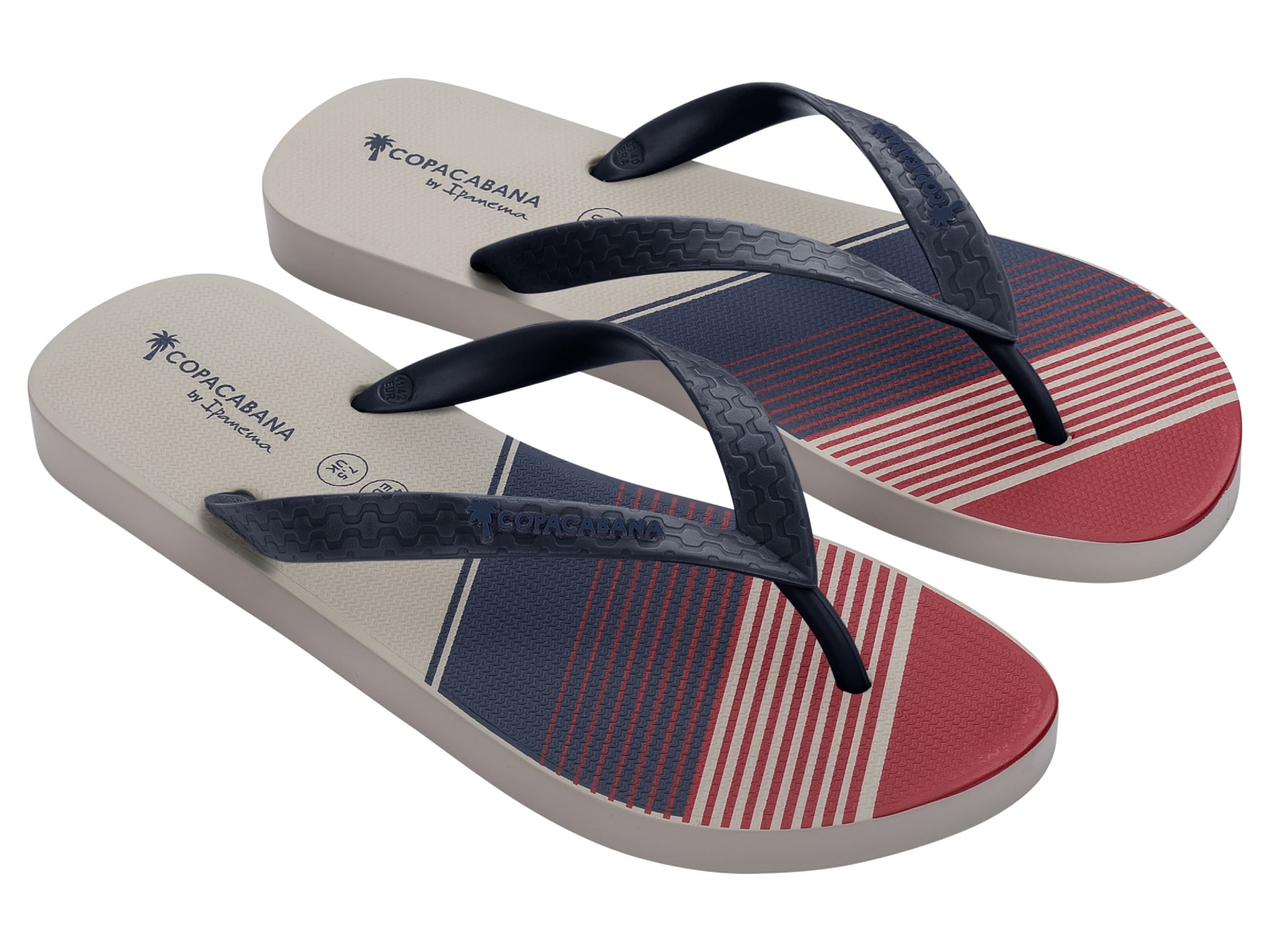 Copacabana by Ipanema Dámske/Pánske žabky (červená/modrá/biela, 41,5)