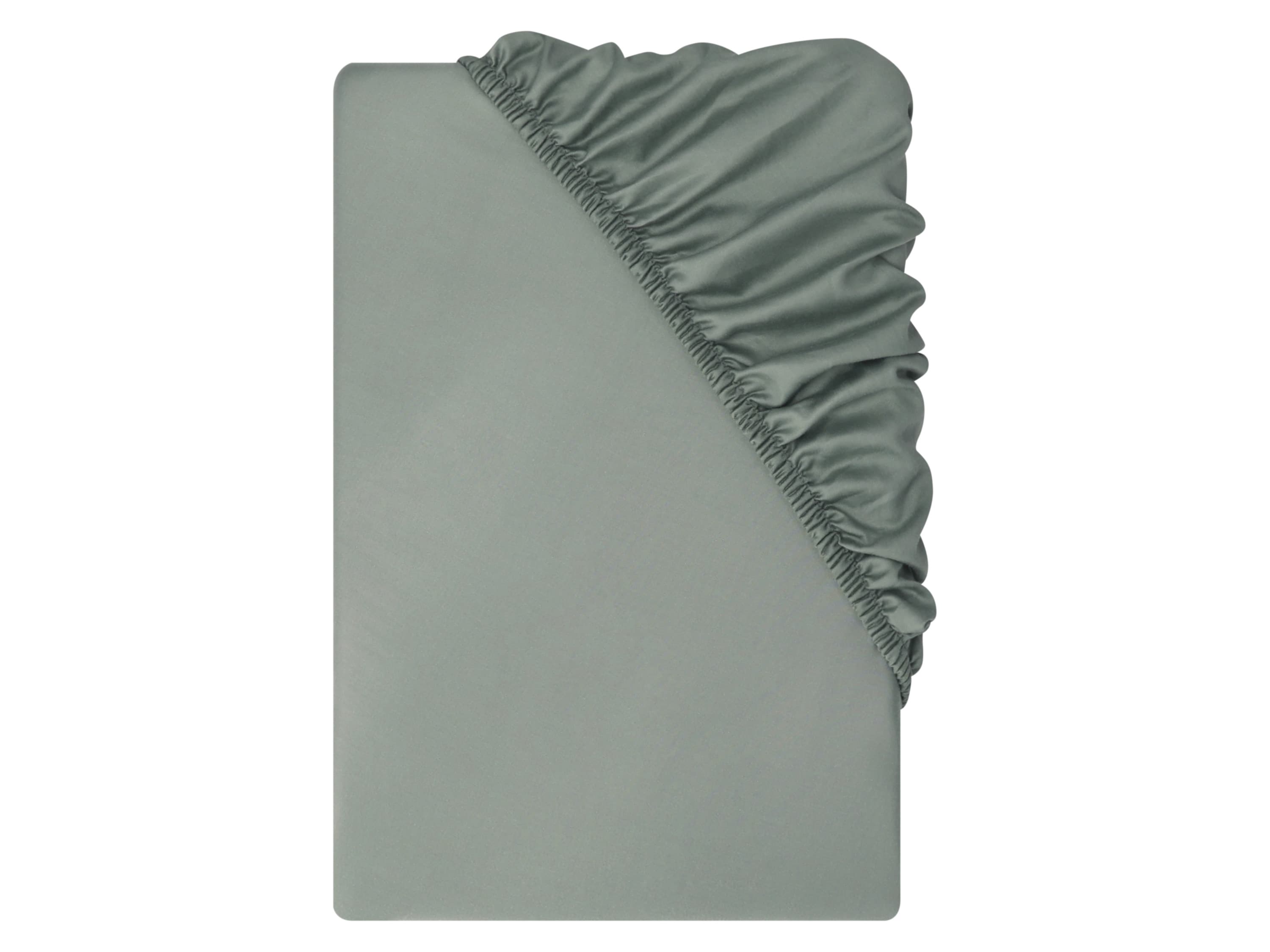 LIVARNO® Napínacia plachta z bavlneného saténu, 180 – 200 x 200 cm (sivá)
