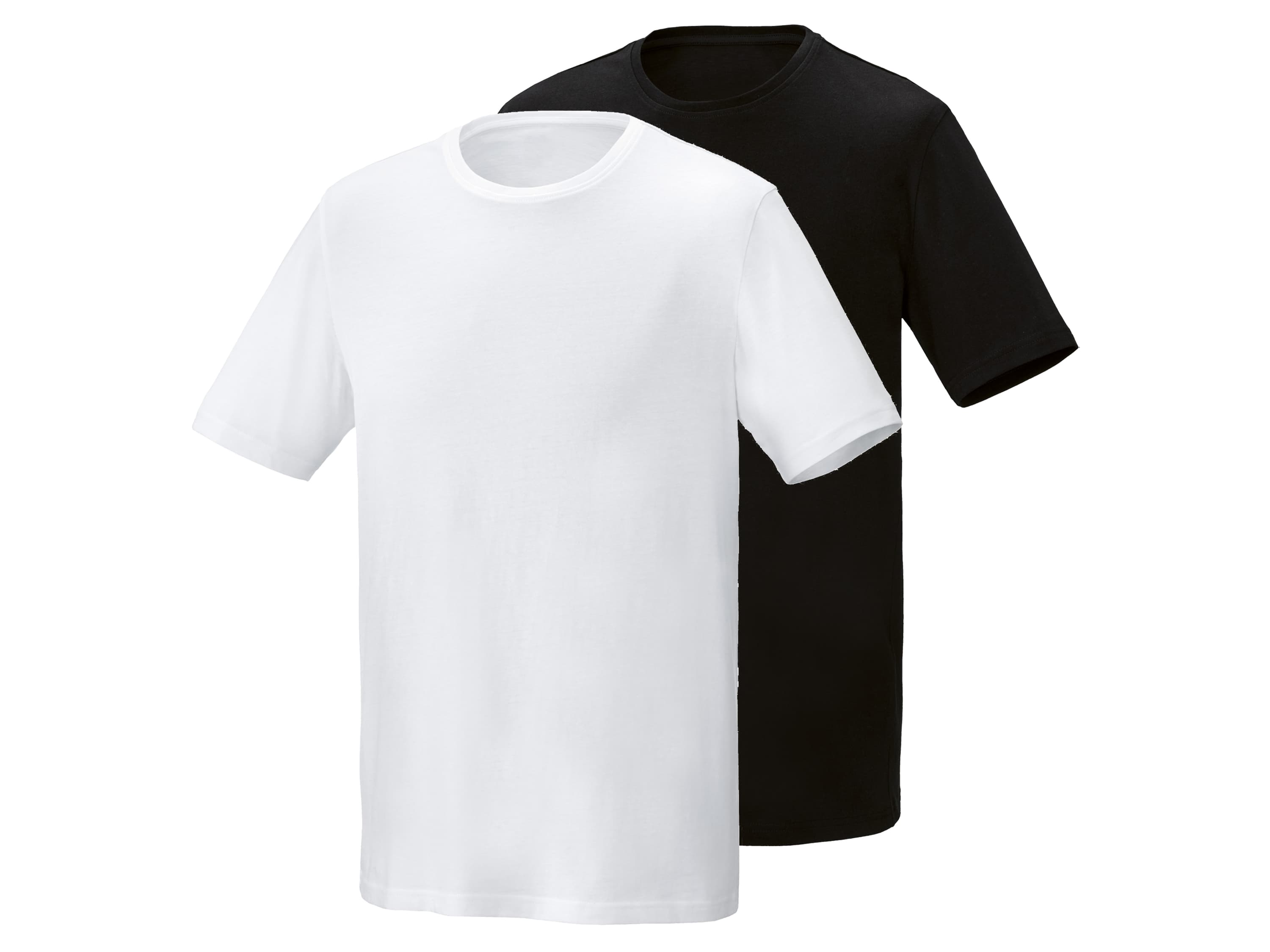 PARKSIDE® Pánske tričká, 2 kusy (čierna/biela, S (44/46)) 1