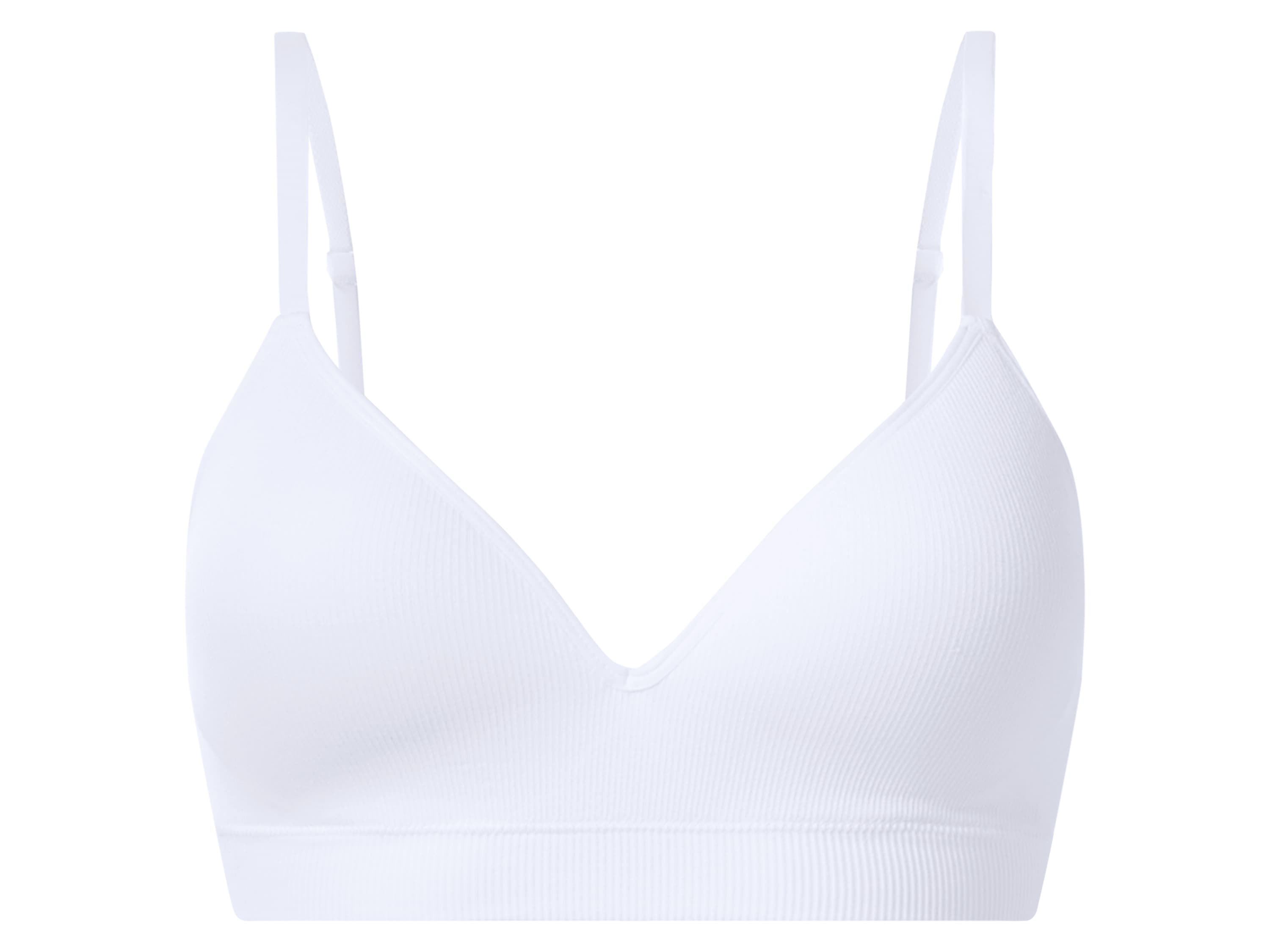 esmara® Dámska rebrovaná podprsenka (biela, 80B)