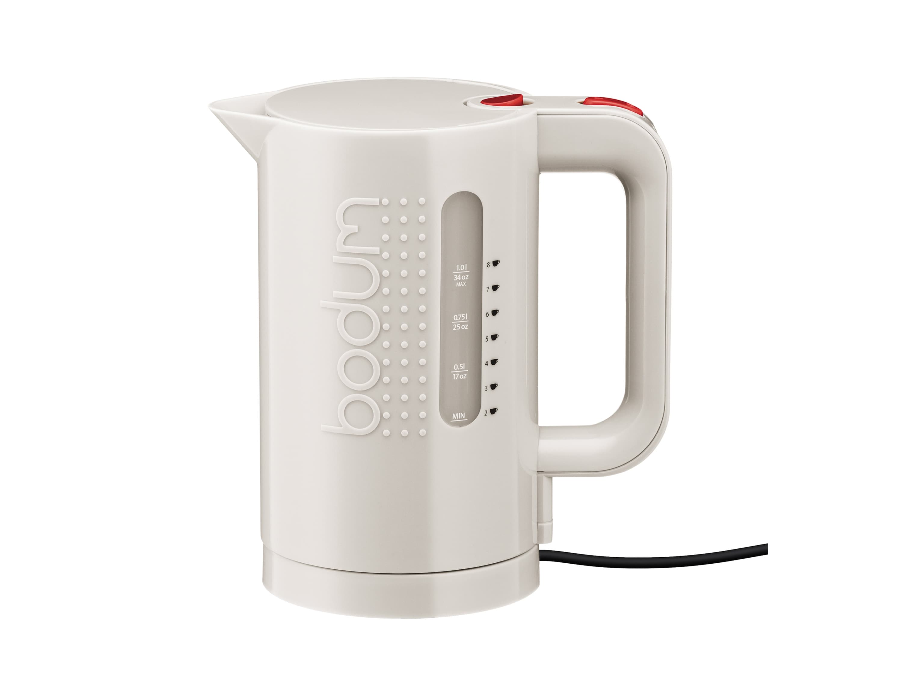 BODUM Rýchlovarná kanvica Bistro 11452-01 / 11452-913 (krémovobiela)