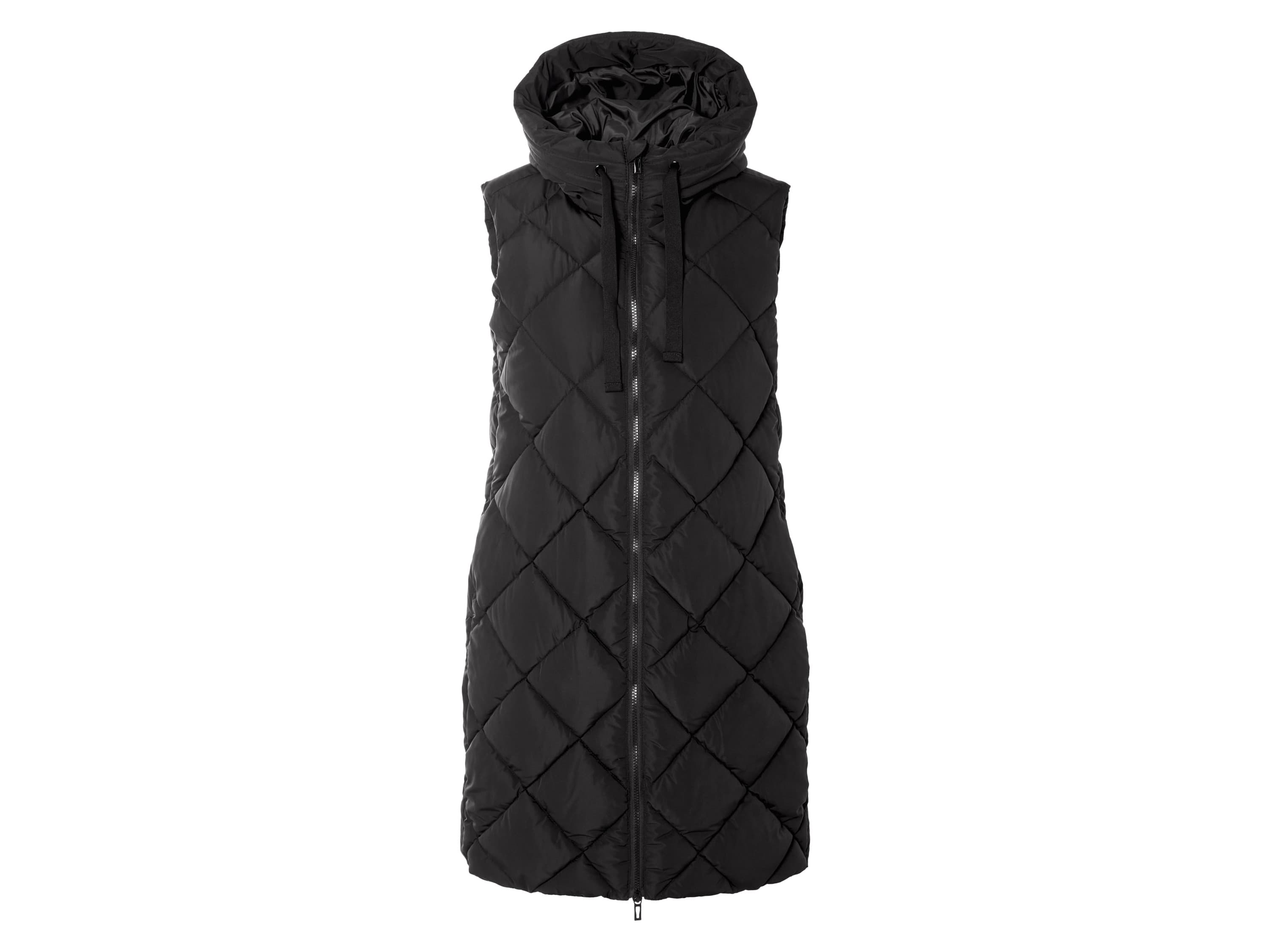 esmara® Dámska dlhá vesta (čierna, S (36/38)) 1