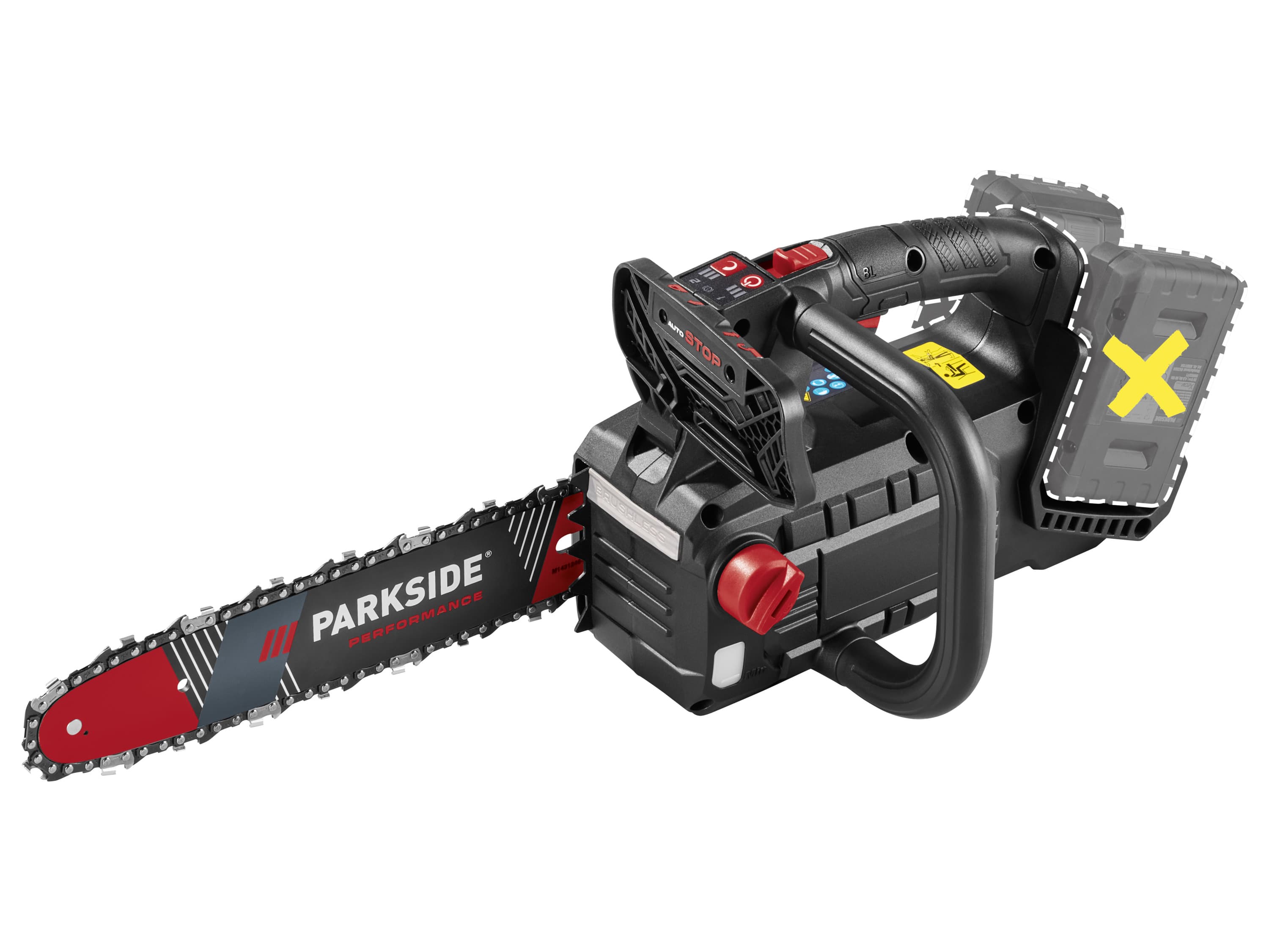PARKSIDE PERFORMANCE® Aku prerezávacia píla 40 V PPAKS 40-Li B2 – bez akumulátorov 1