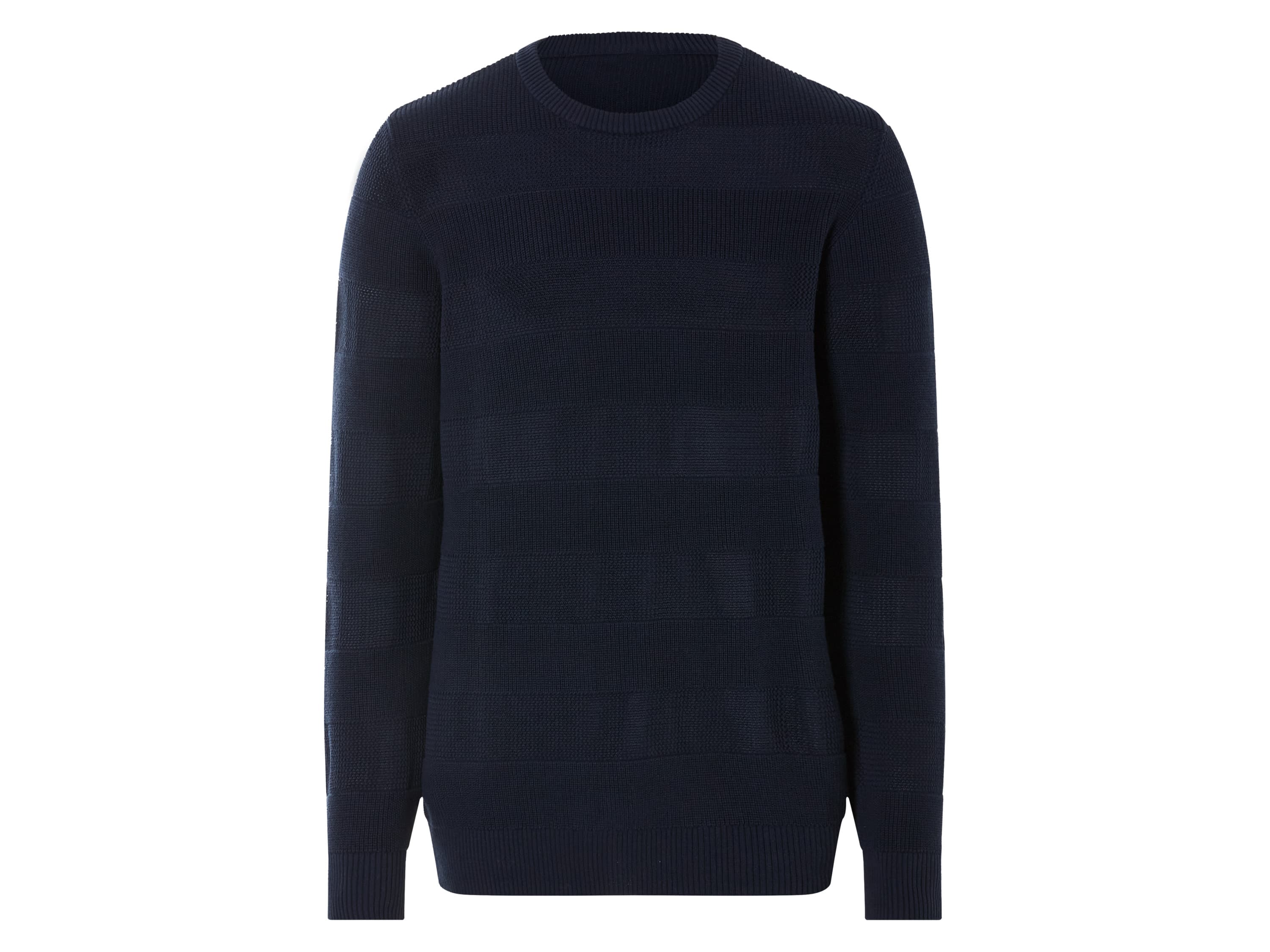 LIVERGY® Pánsky pletený pulóver (navy modrá, S (44/46))