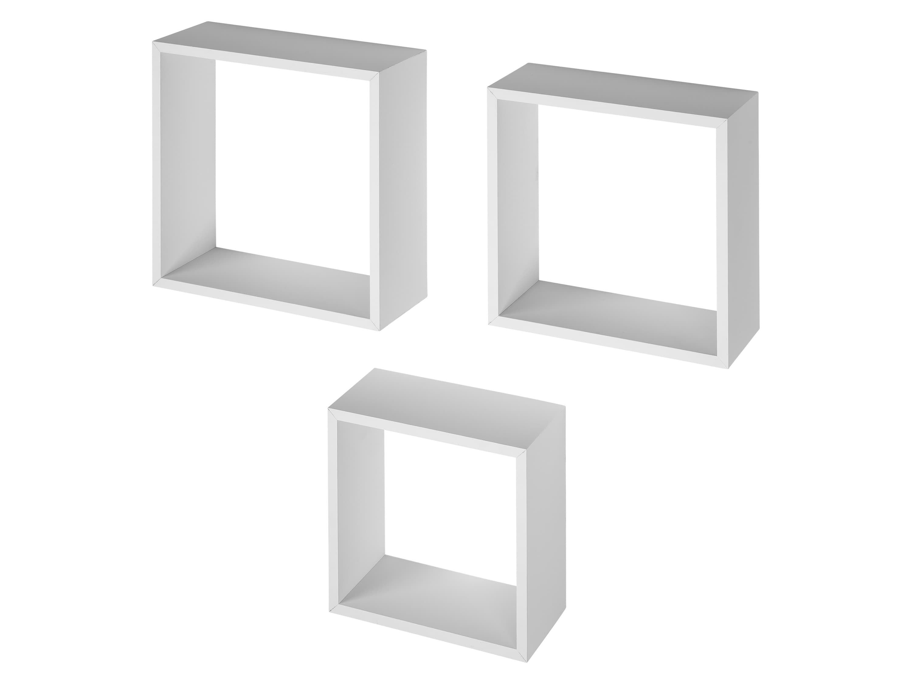 LIVARNO® Súprava regálových kociek, 3-dielna, 30 x 30 cm (3 regálové kocky, 30 x 30 cm, biela) 1