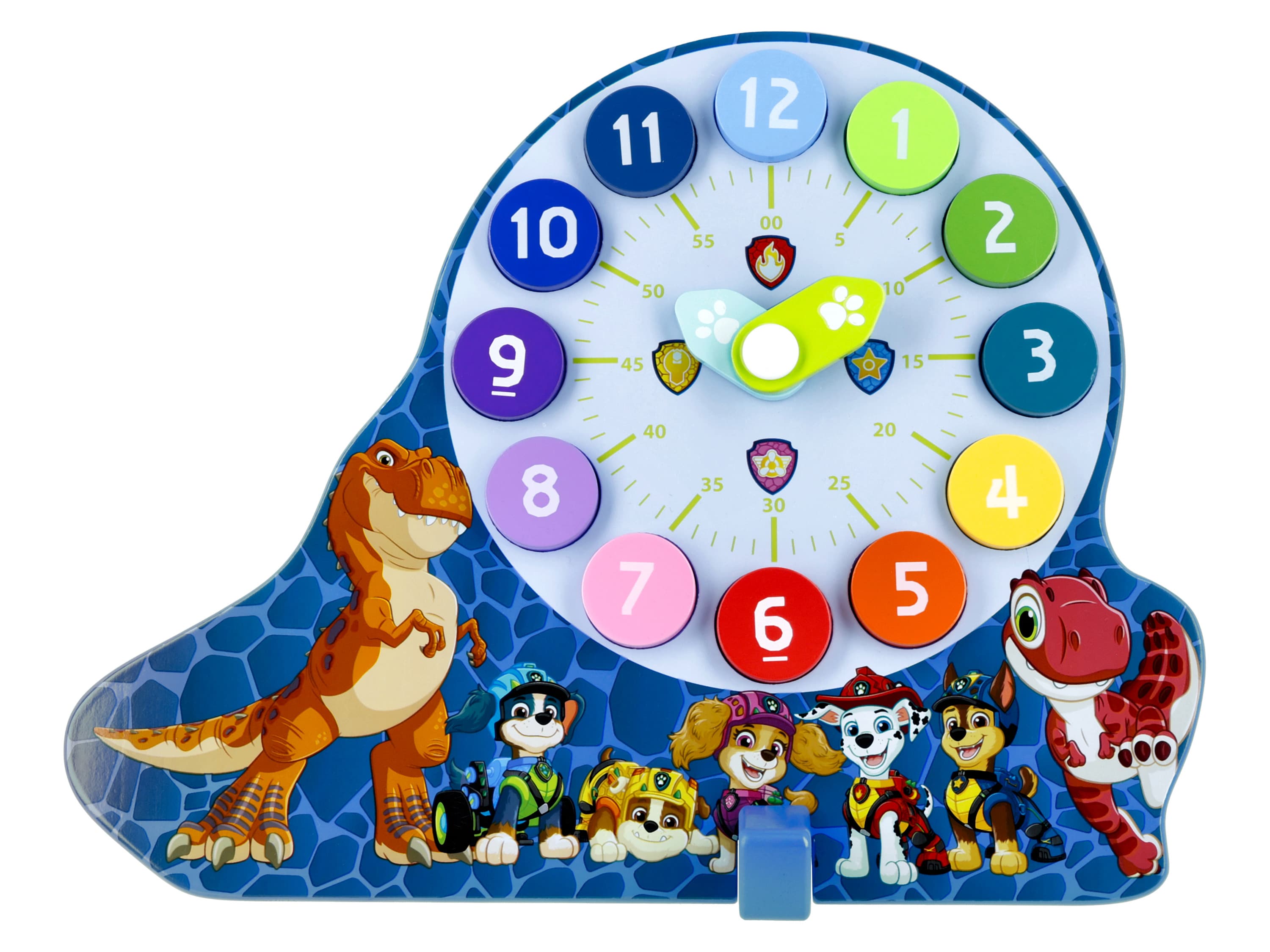 LUPILU® Drevené puzzle/Magnetická tabuľka (puzzle - hodiny)
