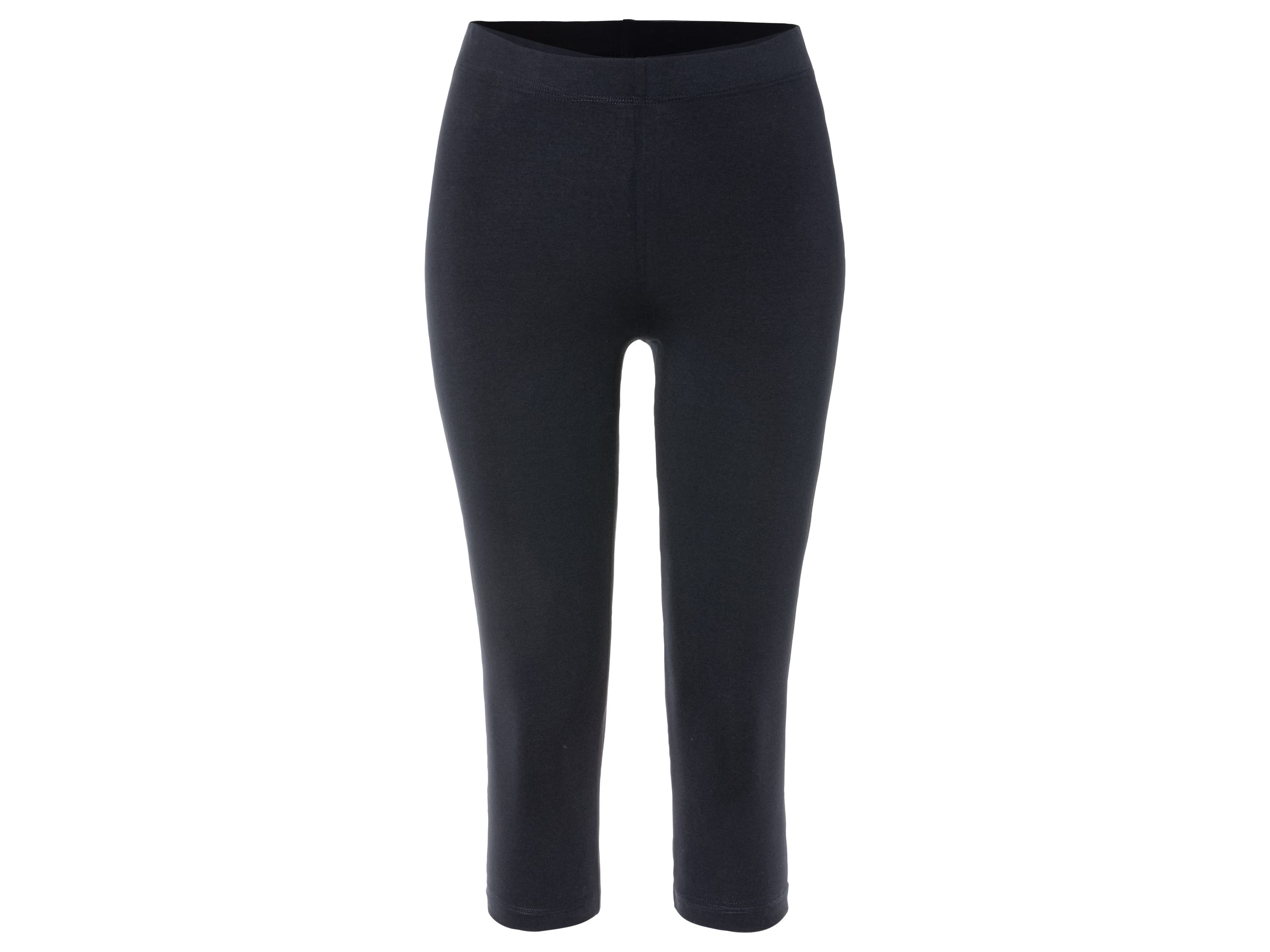 ESMARA® Dámske capri legíny (čierna, XS (32/34)) 1