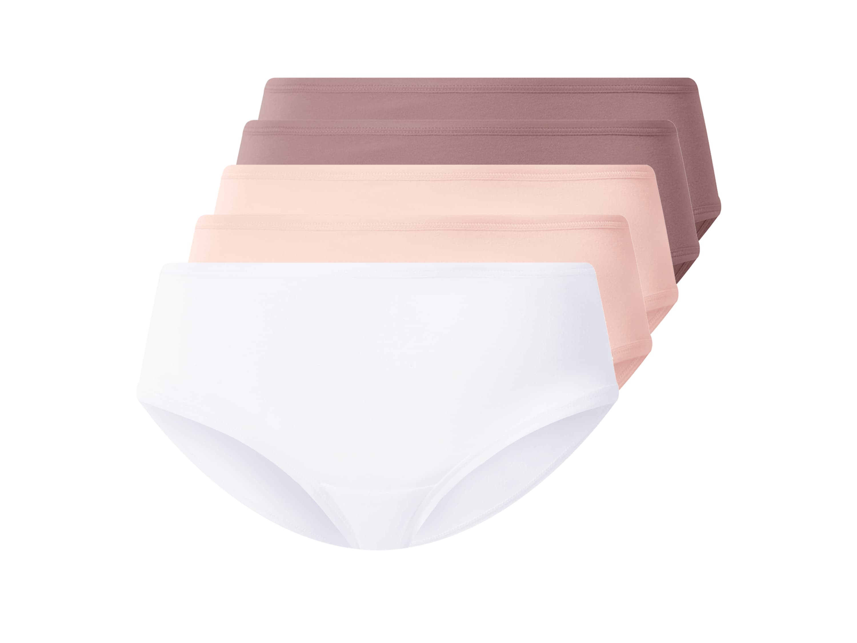 ESMARA® Dámske nízke nohavičky, 5 kusov (fialová/ružová/biela, S (36/38)) 1