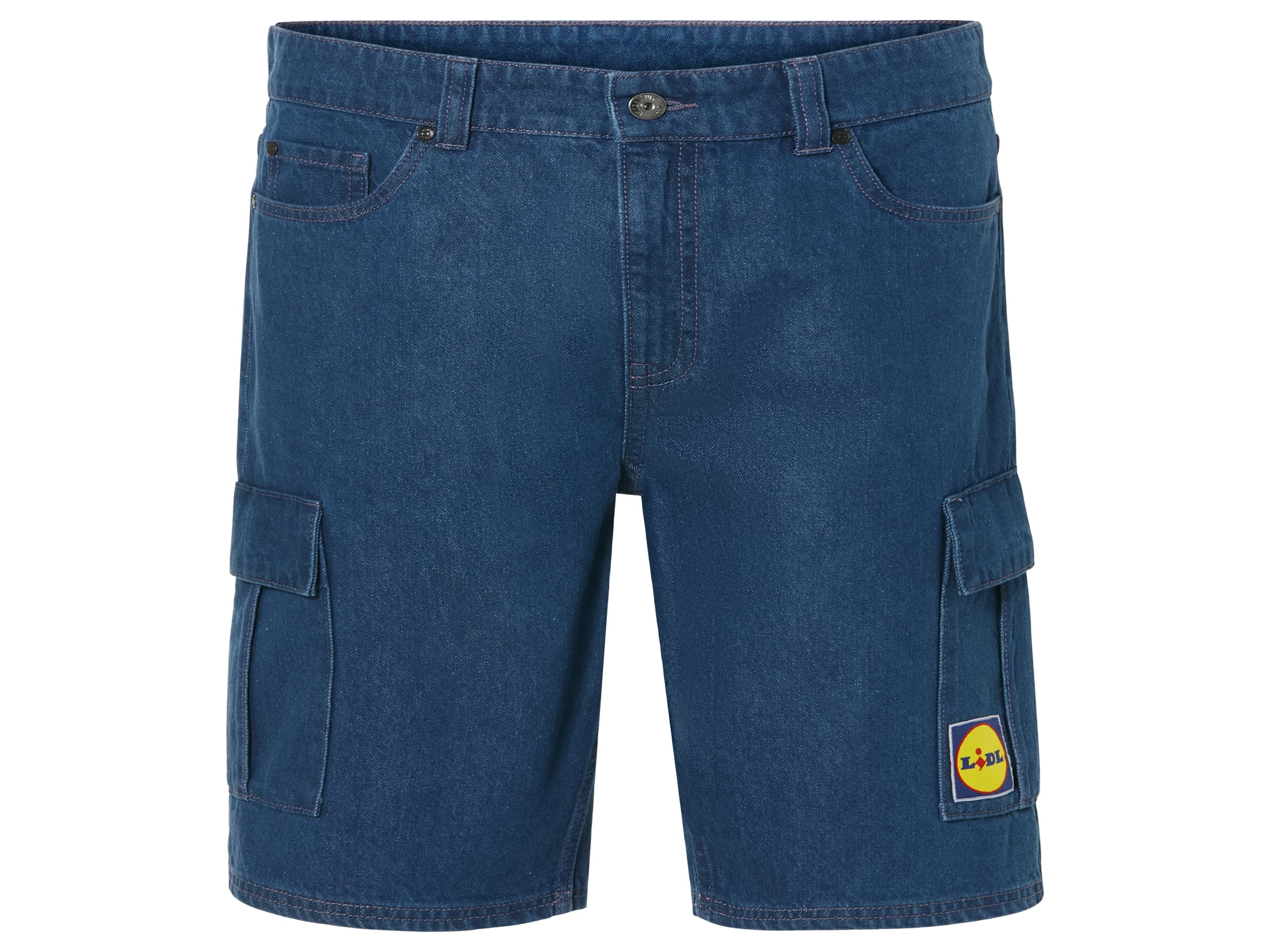 LIVERGY® Pánske rifľové šortky LIDL (modrá, 32) 1