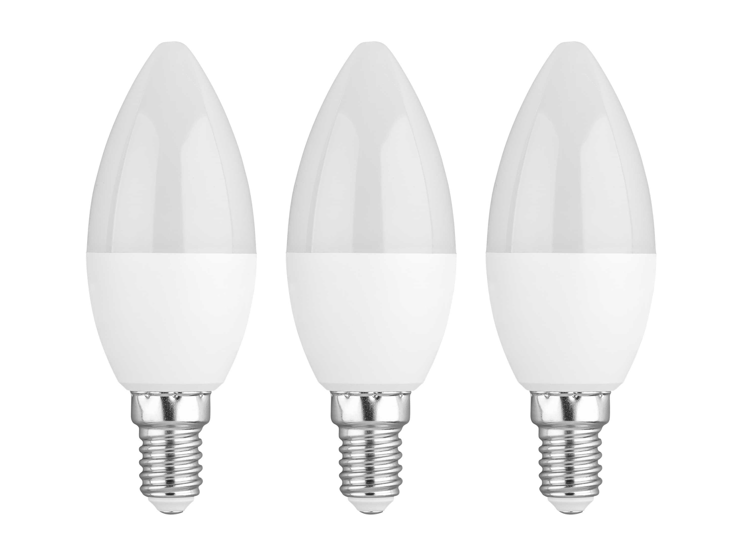 LIVARNO® LED žiarovky (sviečka E14, 4,2 W, 3 kusy)