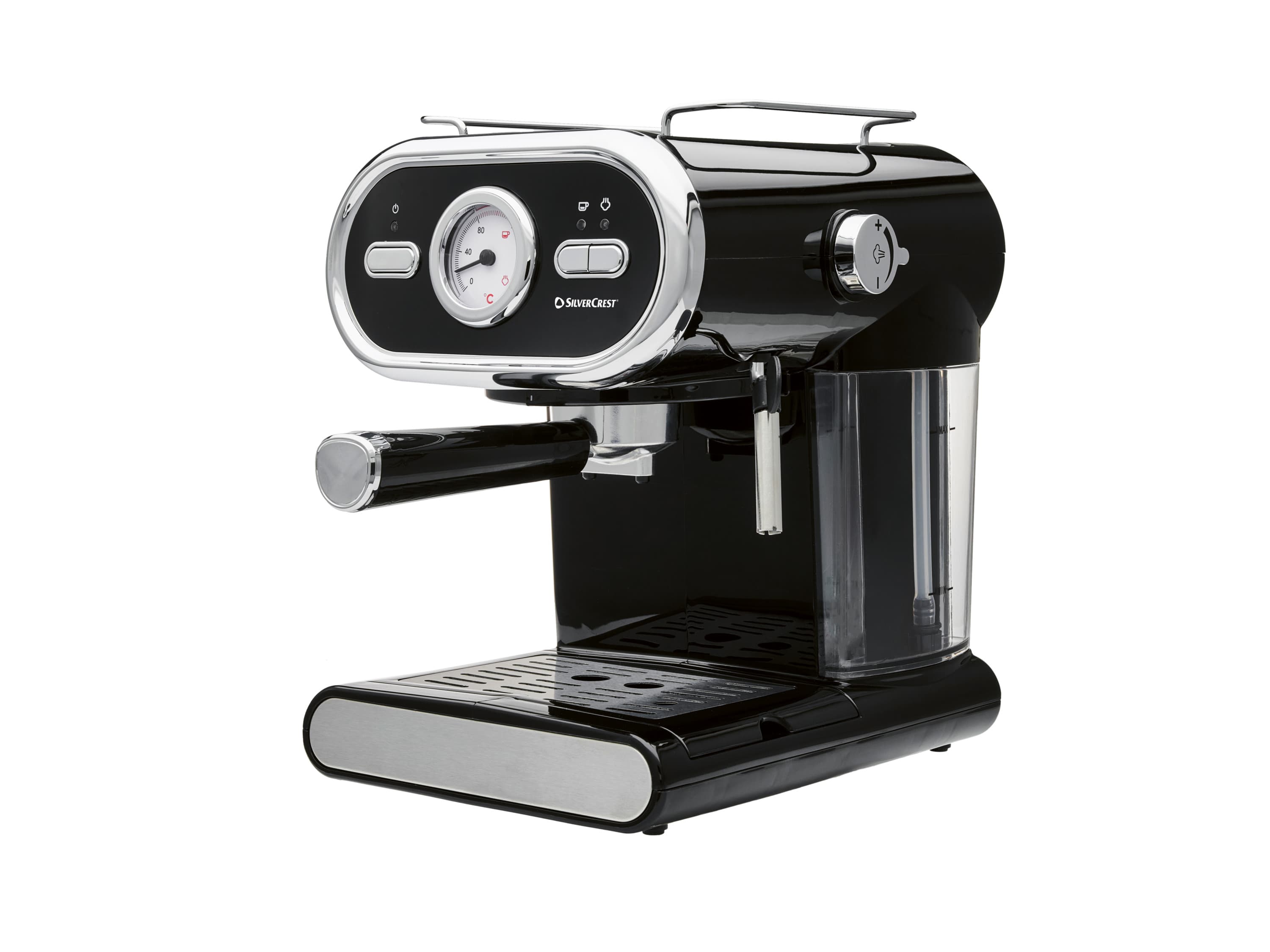 SILVERCREST® Kávovar SEM 1100 E1, čierny 1