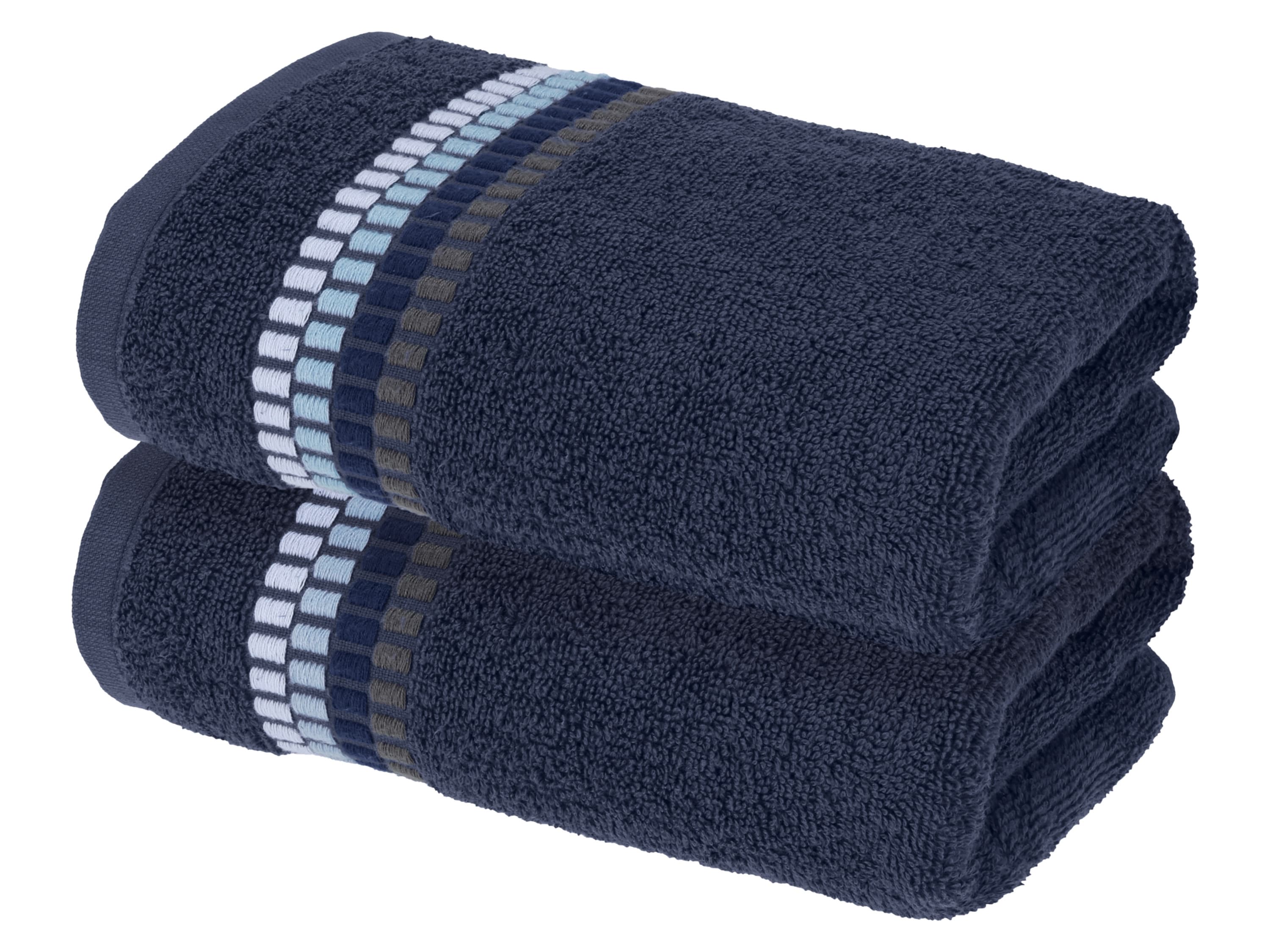 LIVARNO® Froté uterák, 50 x 100 cm, 2 kusy (tmavomodrá)