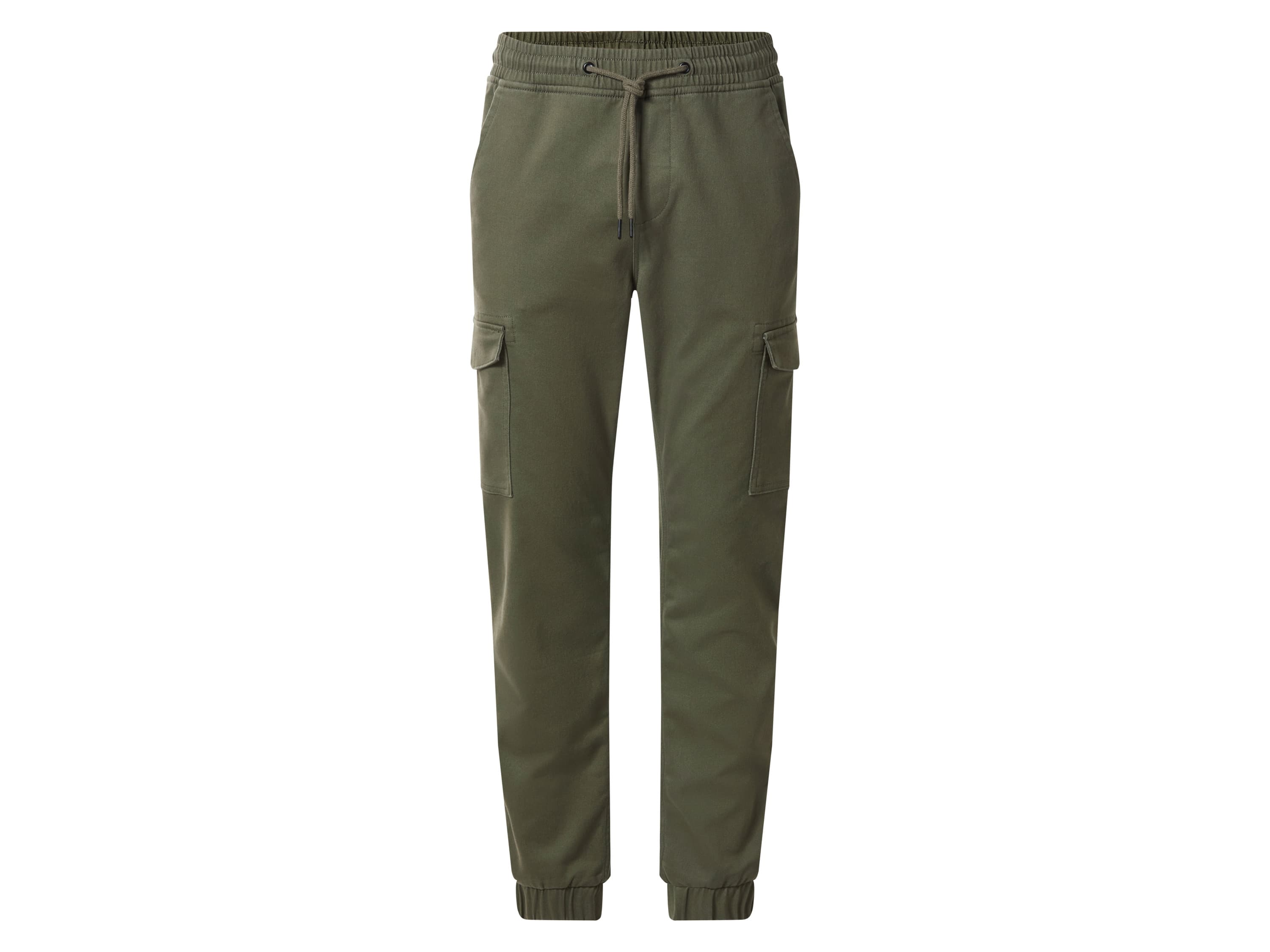 esmara Men Pánske cargo tepláky Premium (kaki, L (52/54))