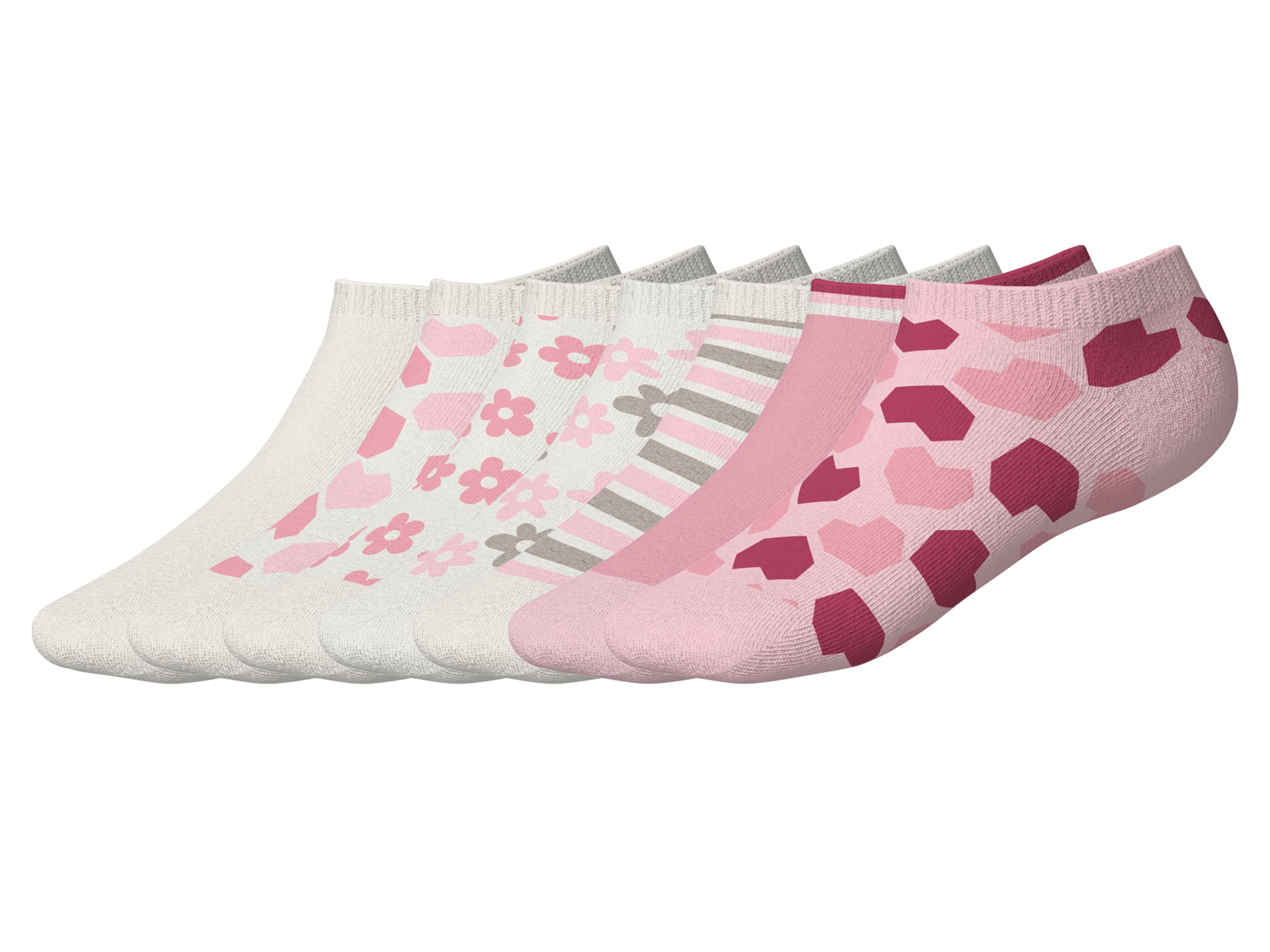 lupilu® Detské ponožky, 7 párov (ružová/biela, 19-22) 1