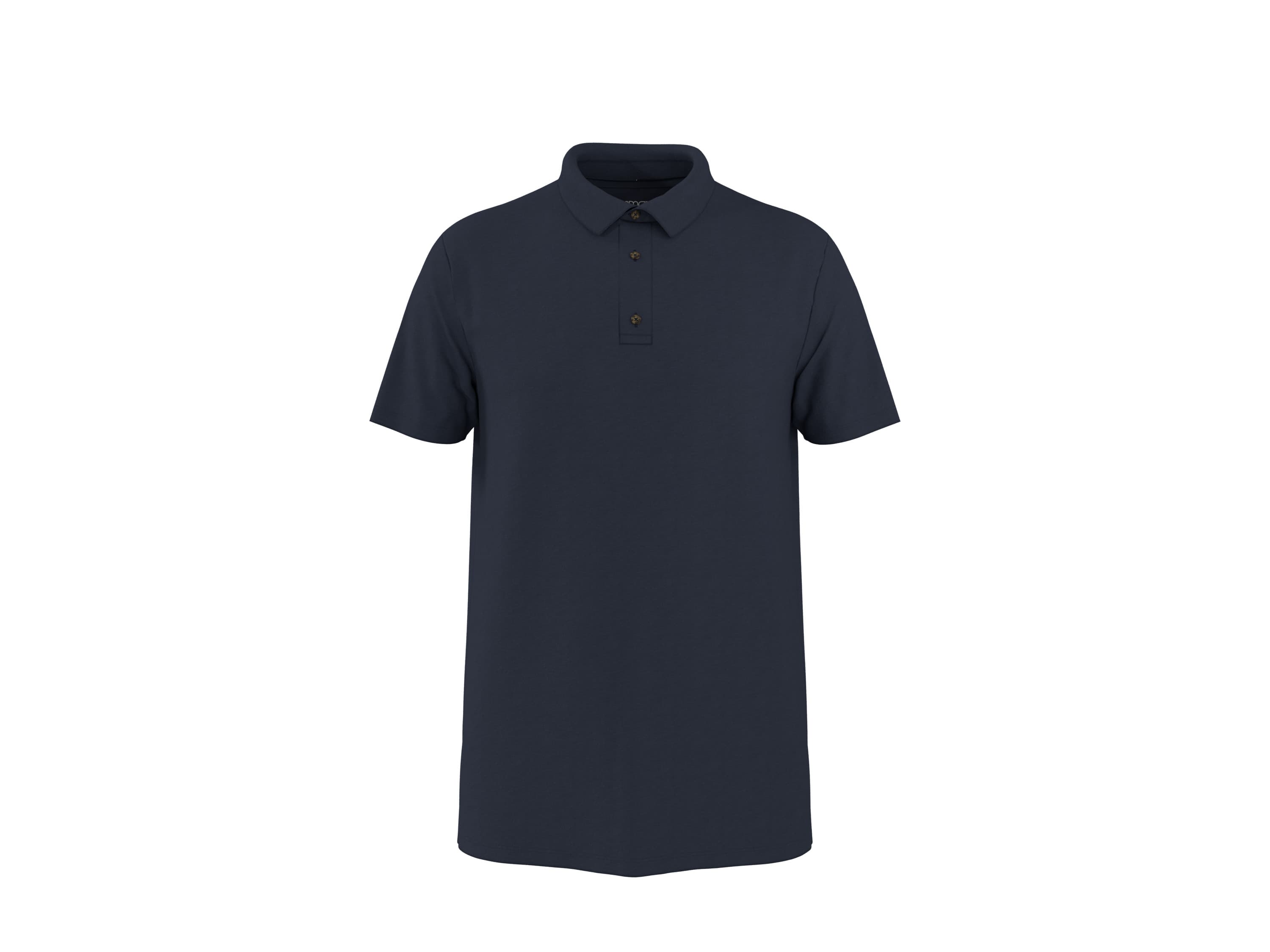ESMARA MEN Pánska polokošeľa s ľanom Premium (navy modrá, M (48/50))