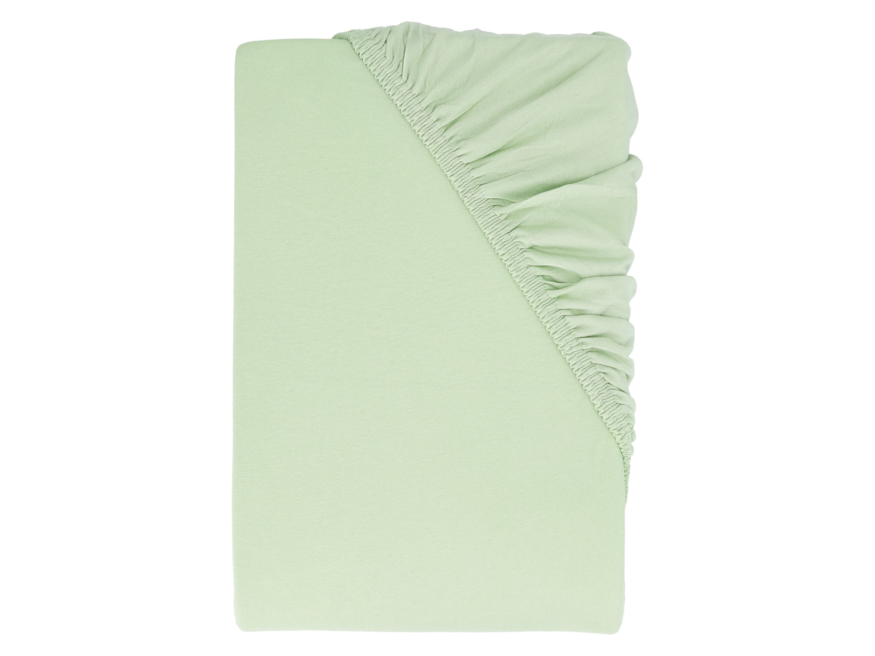 LIVARNO® Napínacia džersejová plachta, 140-160 x 200 cm (zelená) 1