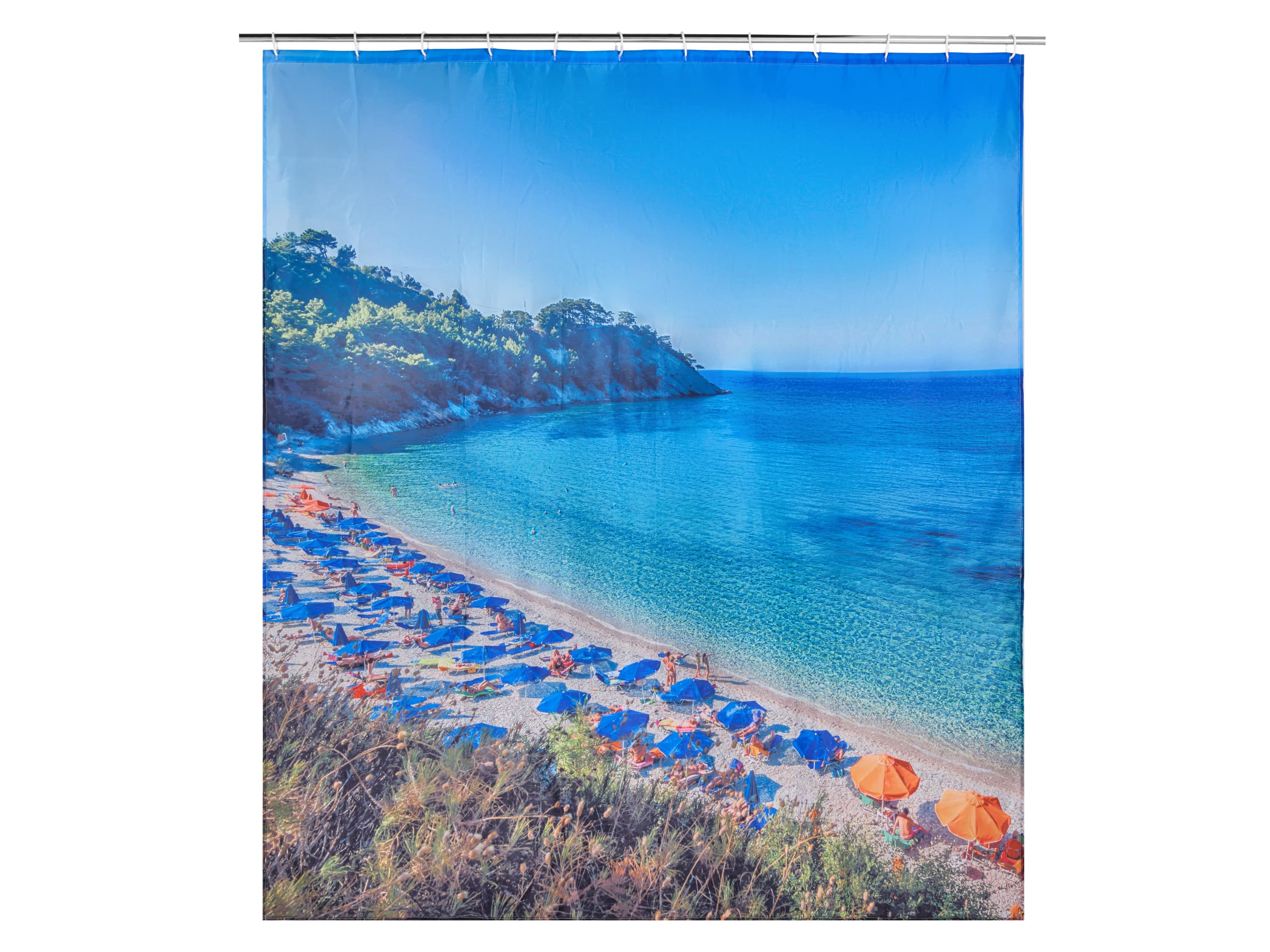 LIVARNO® Sprchový záves, 180 x 200 cm (pláž) 1