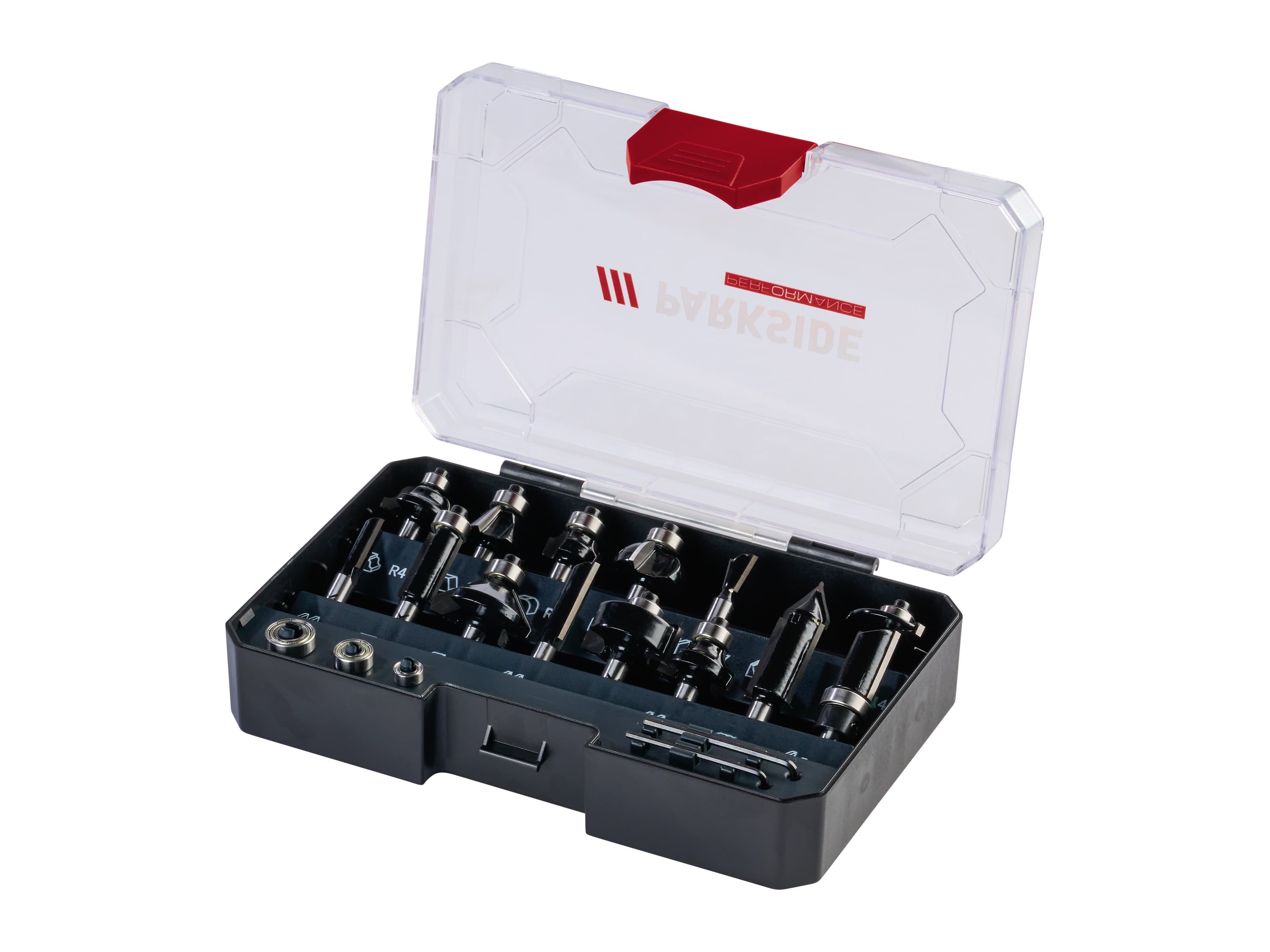 PARKSIDE PERFORMANCE® Súprava frézovacích bitov PPFB 15 A1, 15-dielna 1