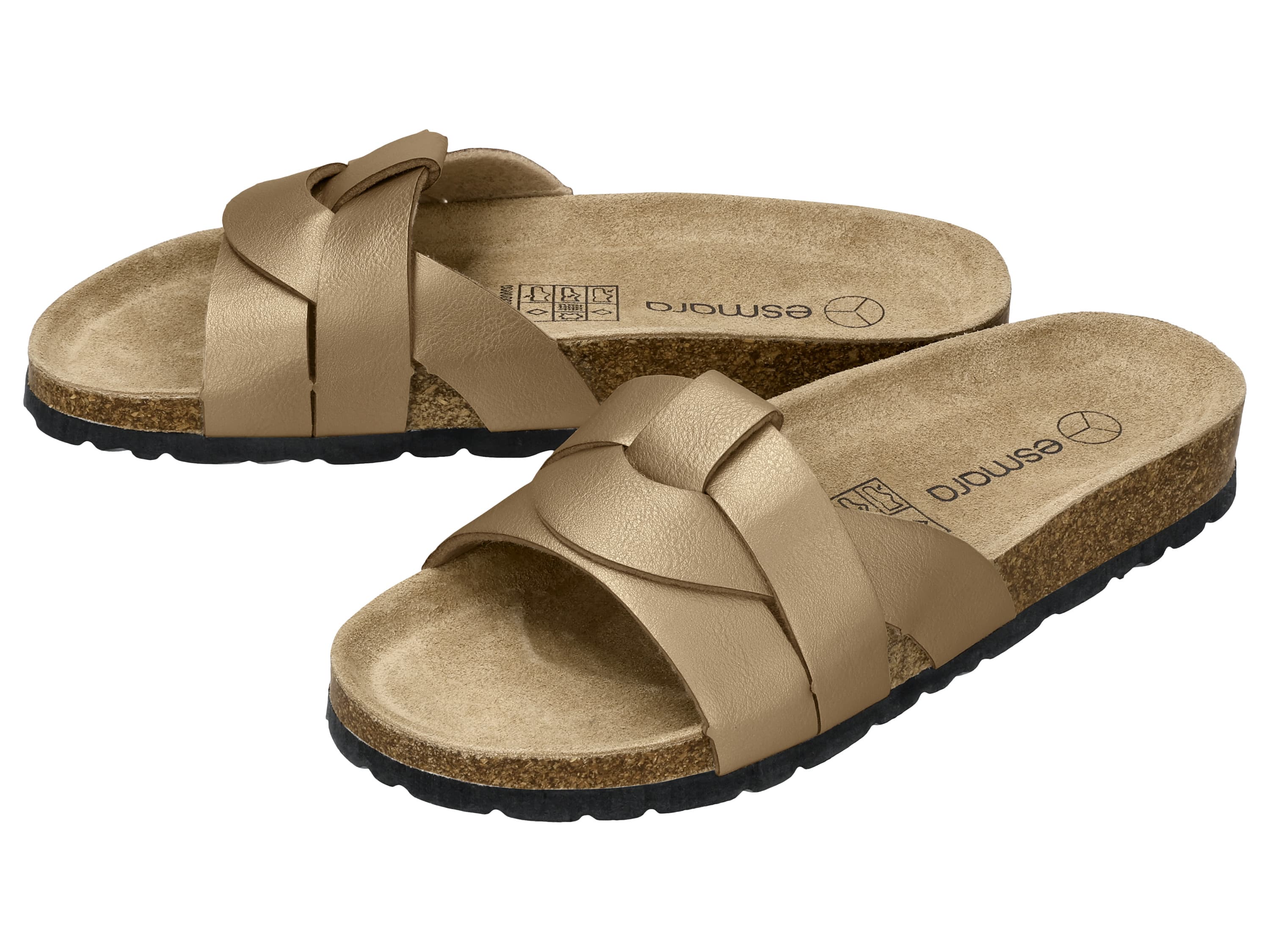 esmara® Dámske šľapky (zlatá, 41)
