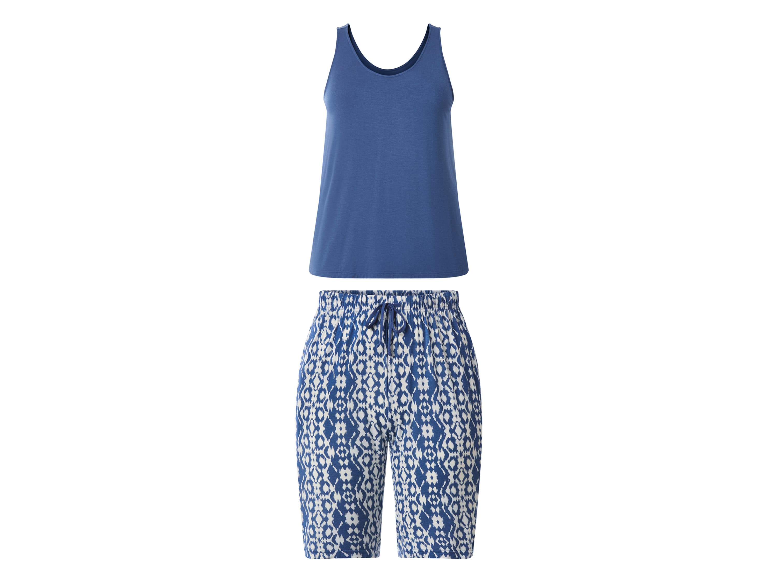 ESMARA® Dámske pyžamo XXL (modrá, XL (48/50))