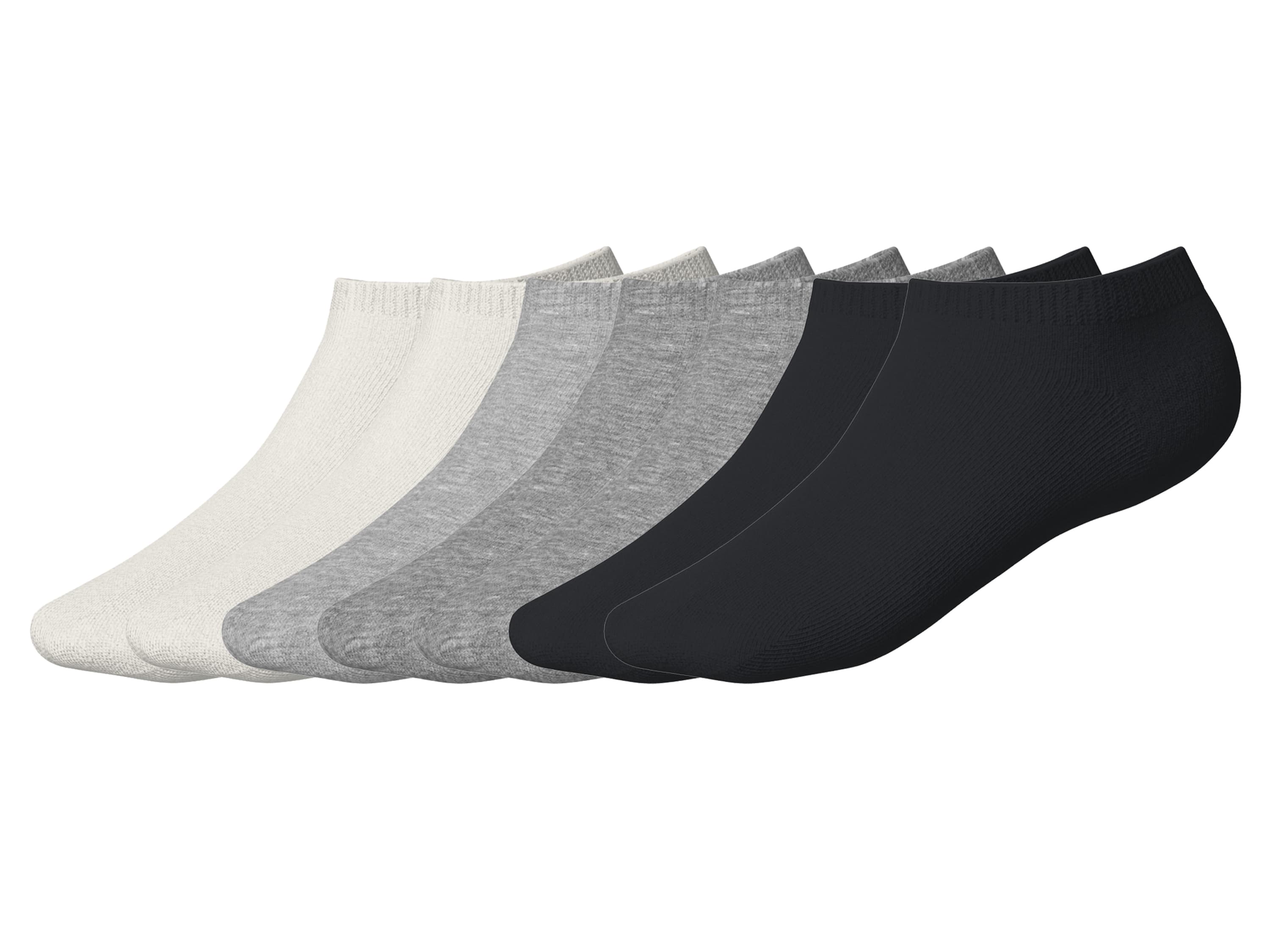 lupilu® Detské ponožky, 7 párov (sivá/biela/čierna, 23-26) 1