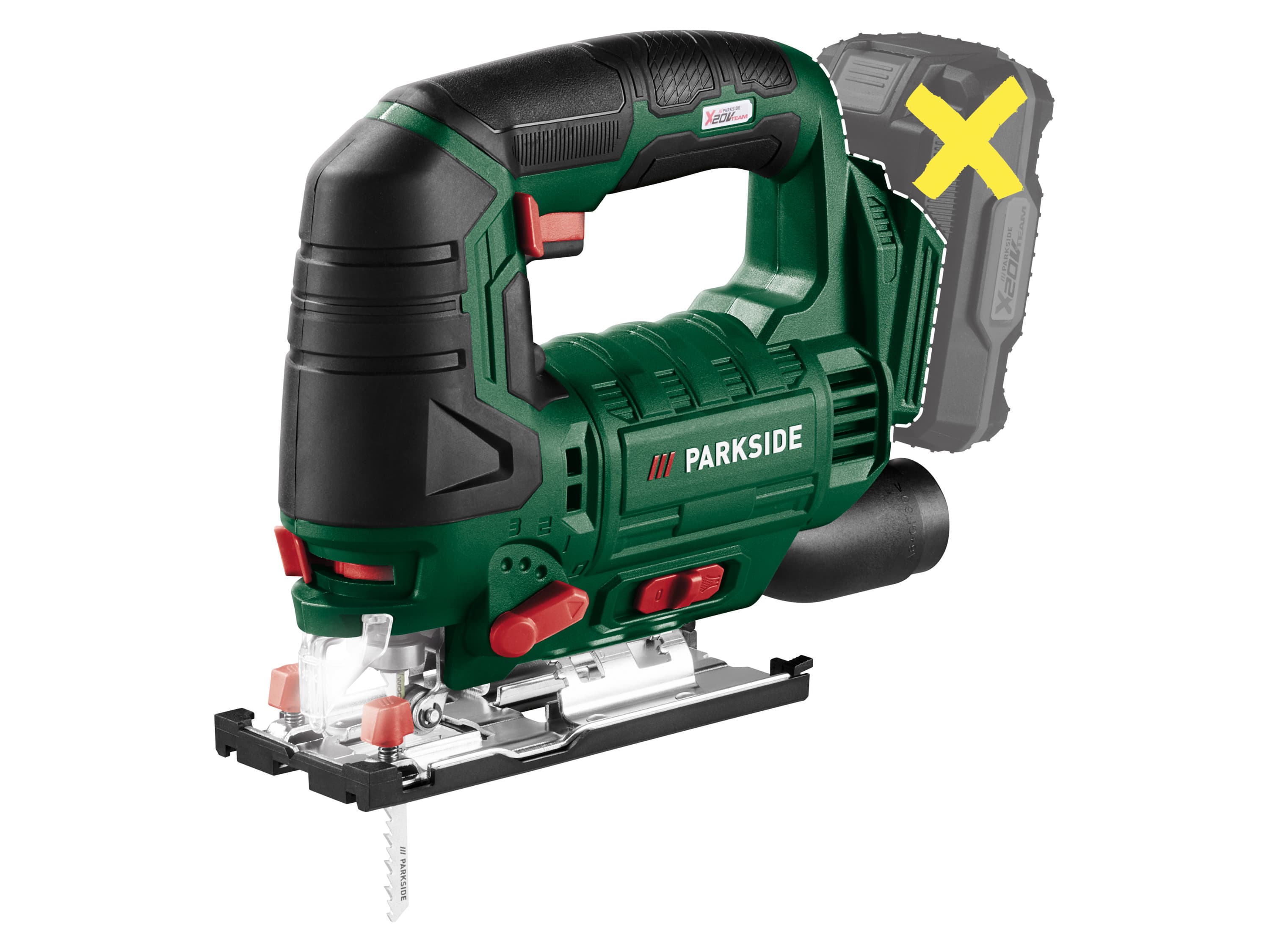 PARKSIDE® Aku priamočiara píla 20 V PSTDA 20-Li C3 - bez akumulátora 1