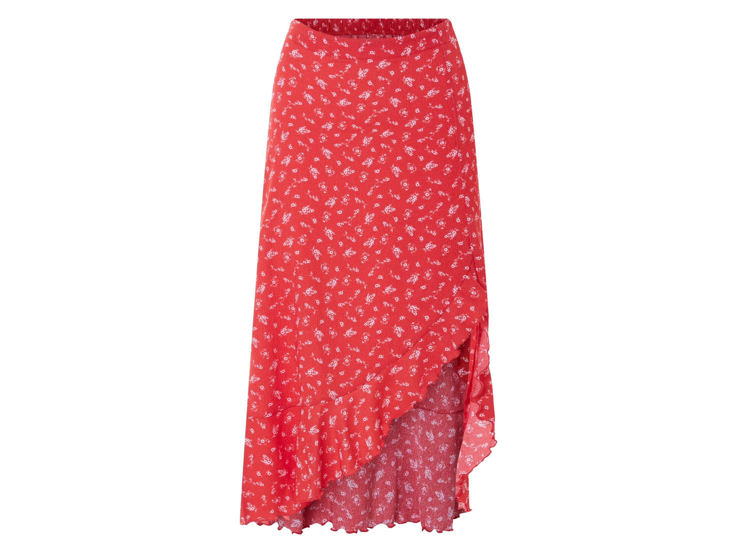 esmara® Dámska midi sukňa (červená, XS (32/34)) 1
