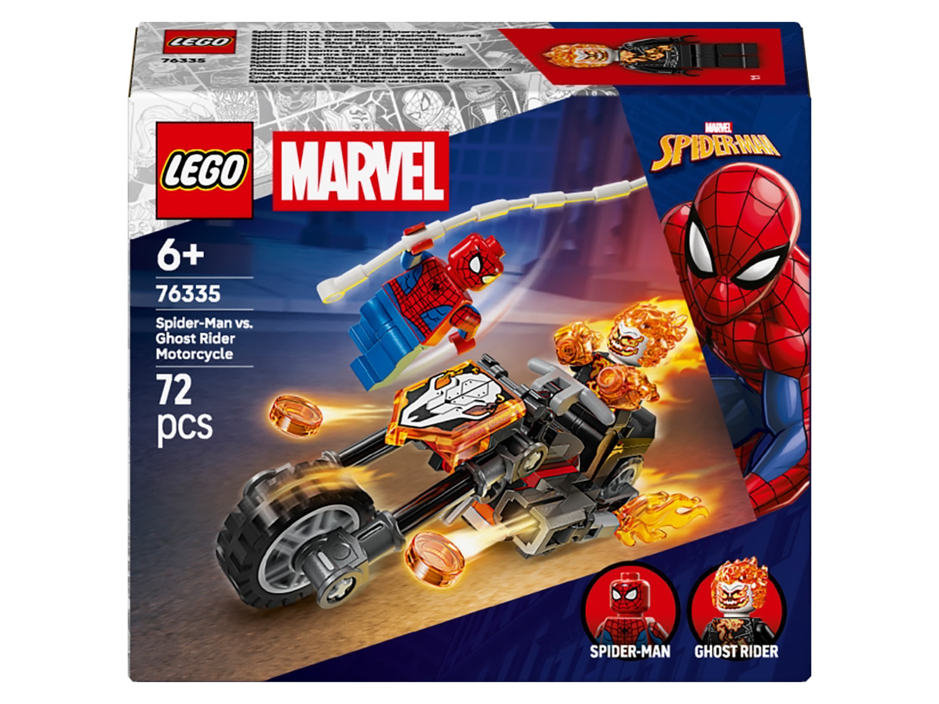 LEGO® MARVEL SUPER HEROES 76335 Spider-Man vs. Ghost Rider na motorke