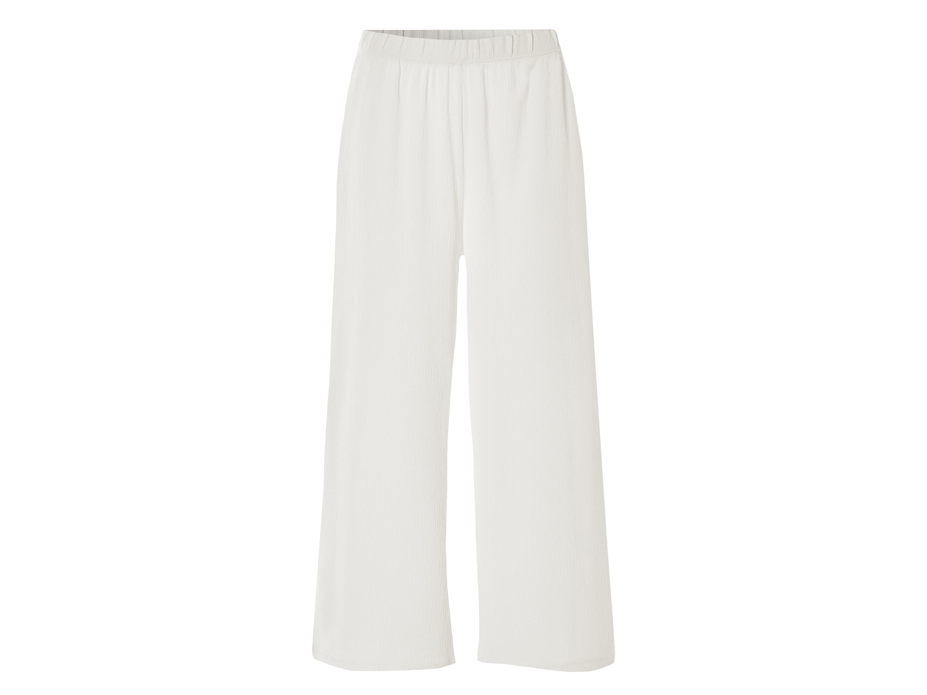 esmara® Dámske nohavice Culotte (biela, S (36/38))