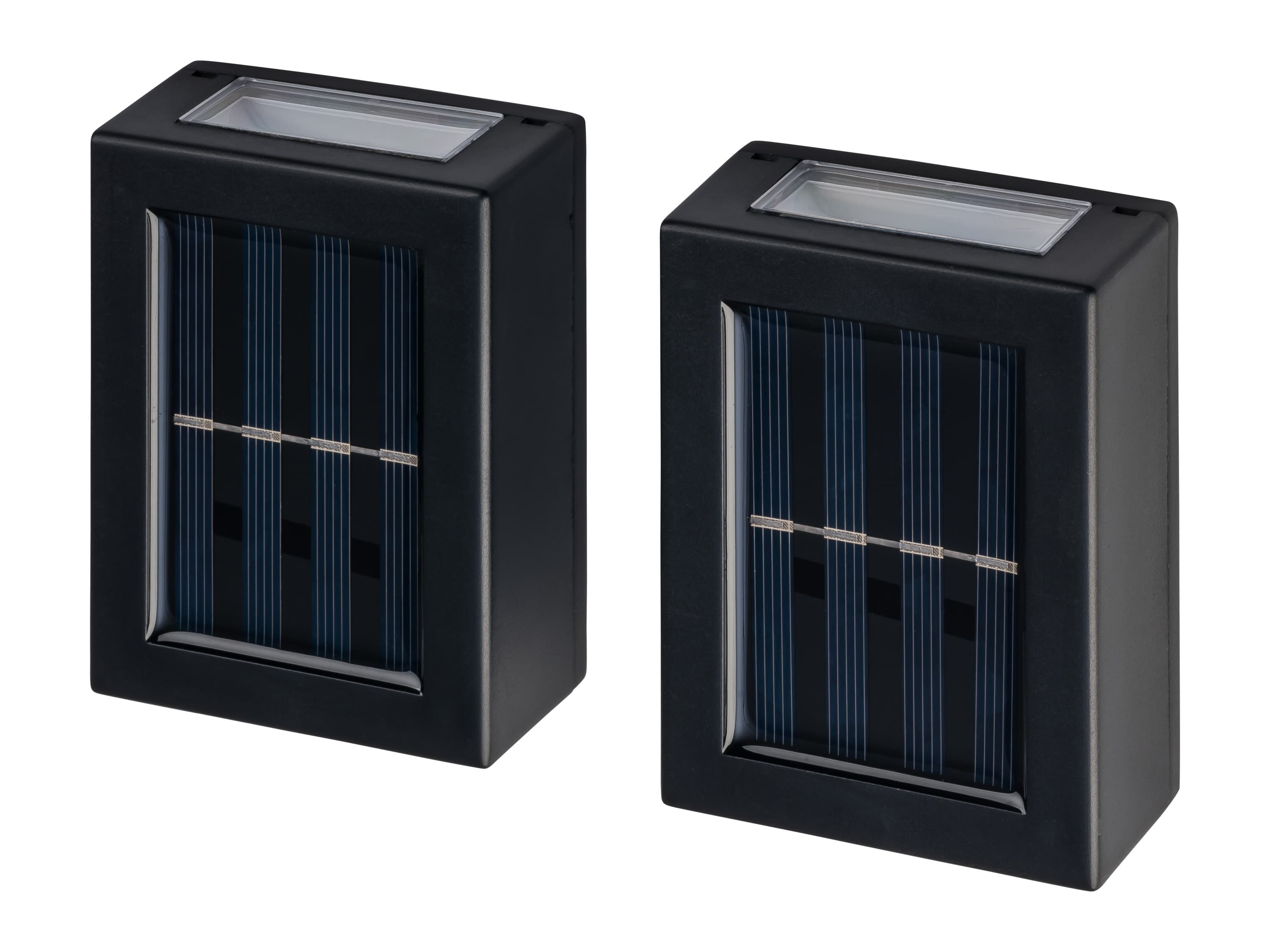 LIVARNO® LED solárne nástenné svietidlo, 2 kusy