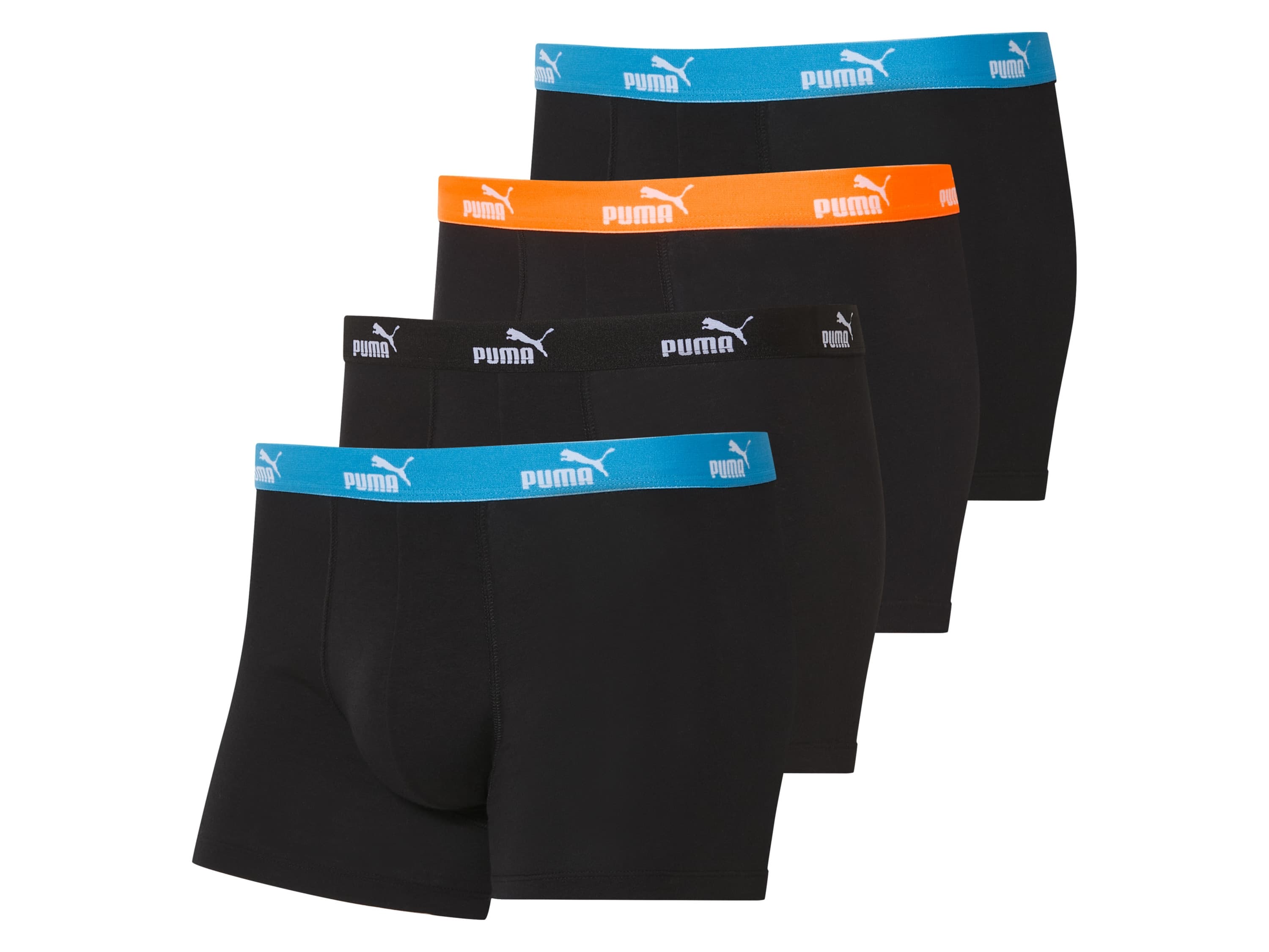PUMA Pánske boxerky, 4 kusy (čierna, L)