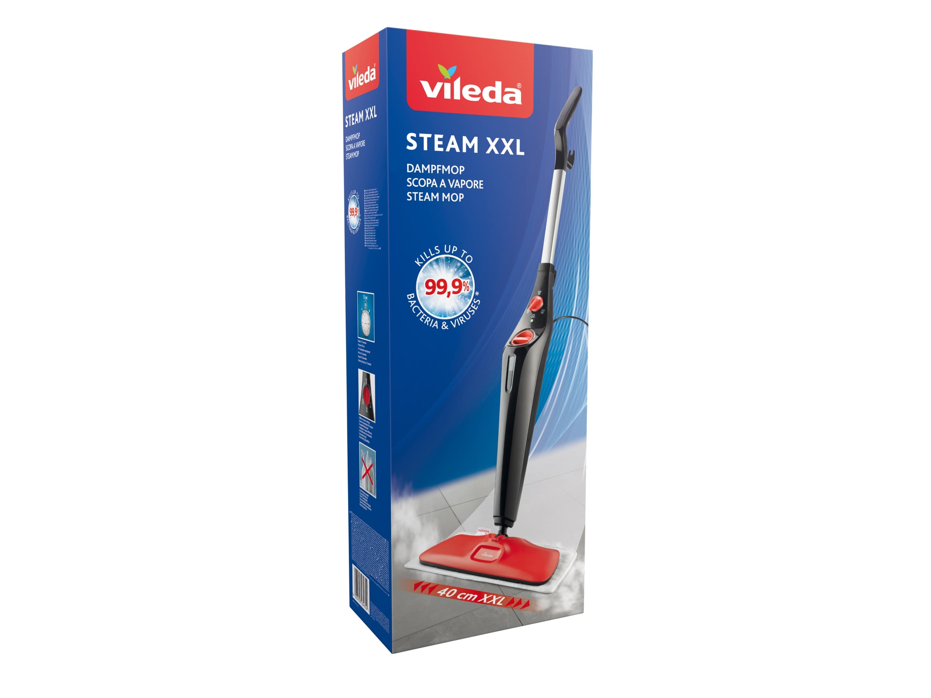 VILEDA Parný mop Steam XXL 1