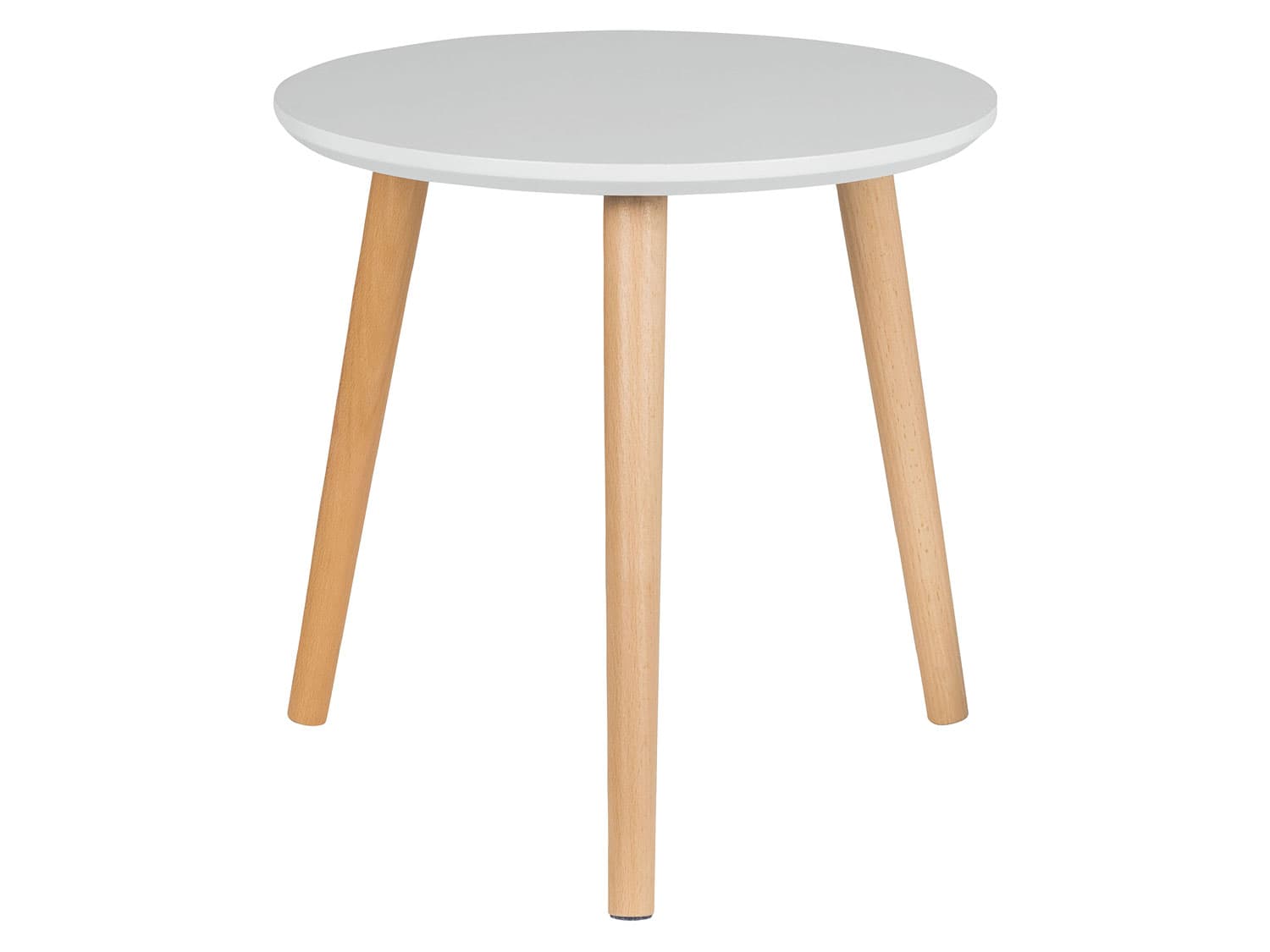 LIVARNO home Stolík, Ø 40 cm (biela)