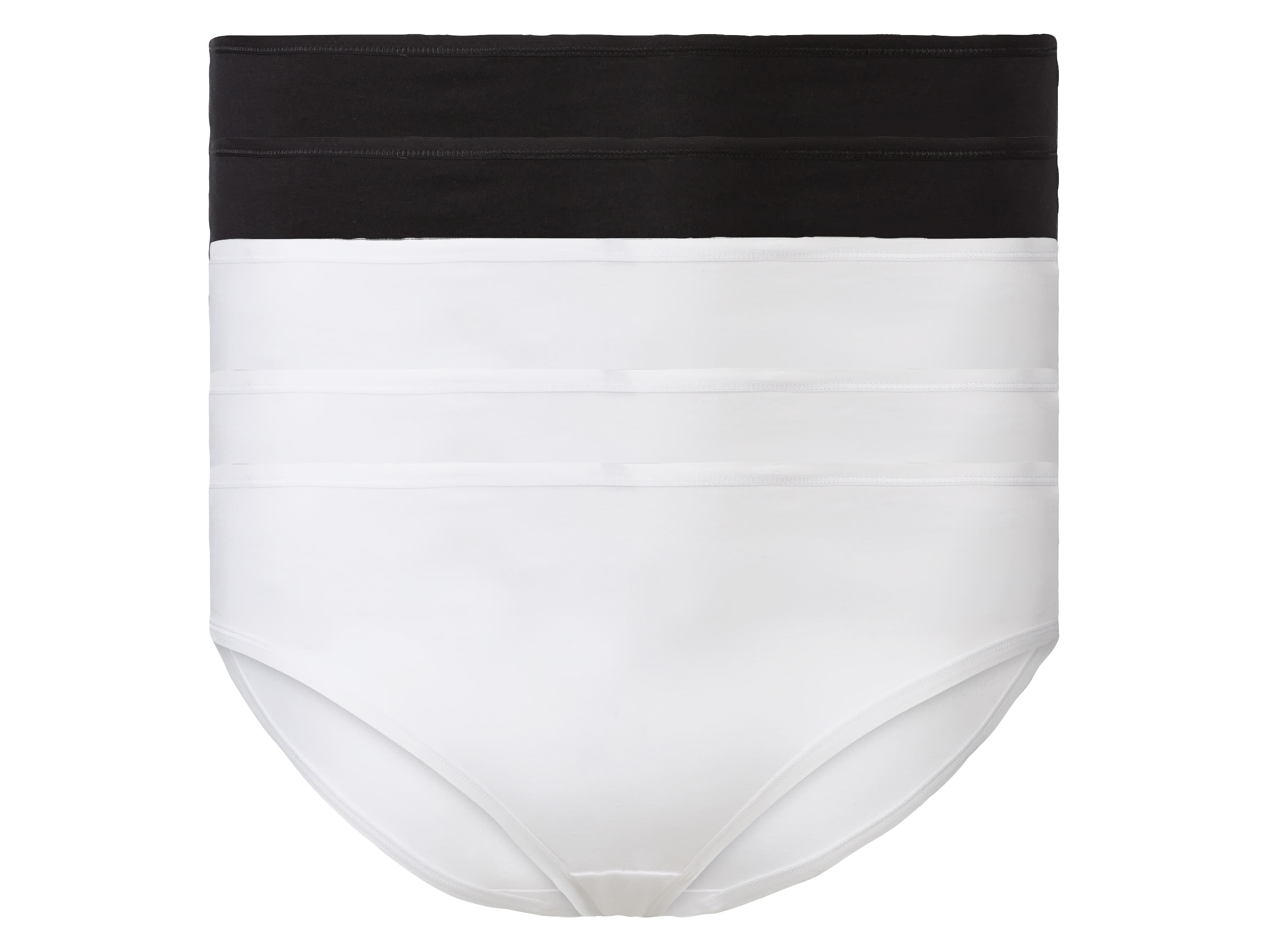 esmara® Dámske nohavičky XXL, 5 kusov (XL (48/50), čierna/biela)
