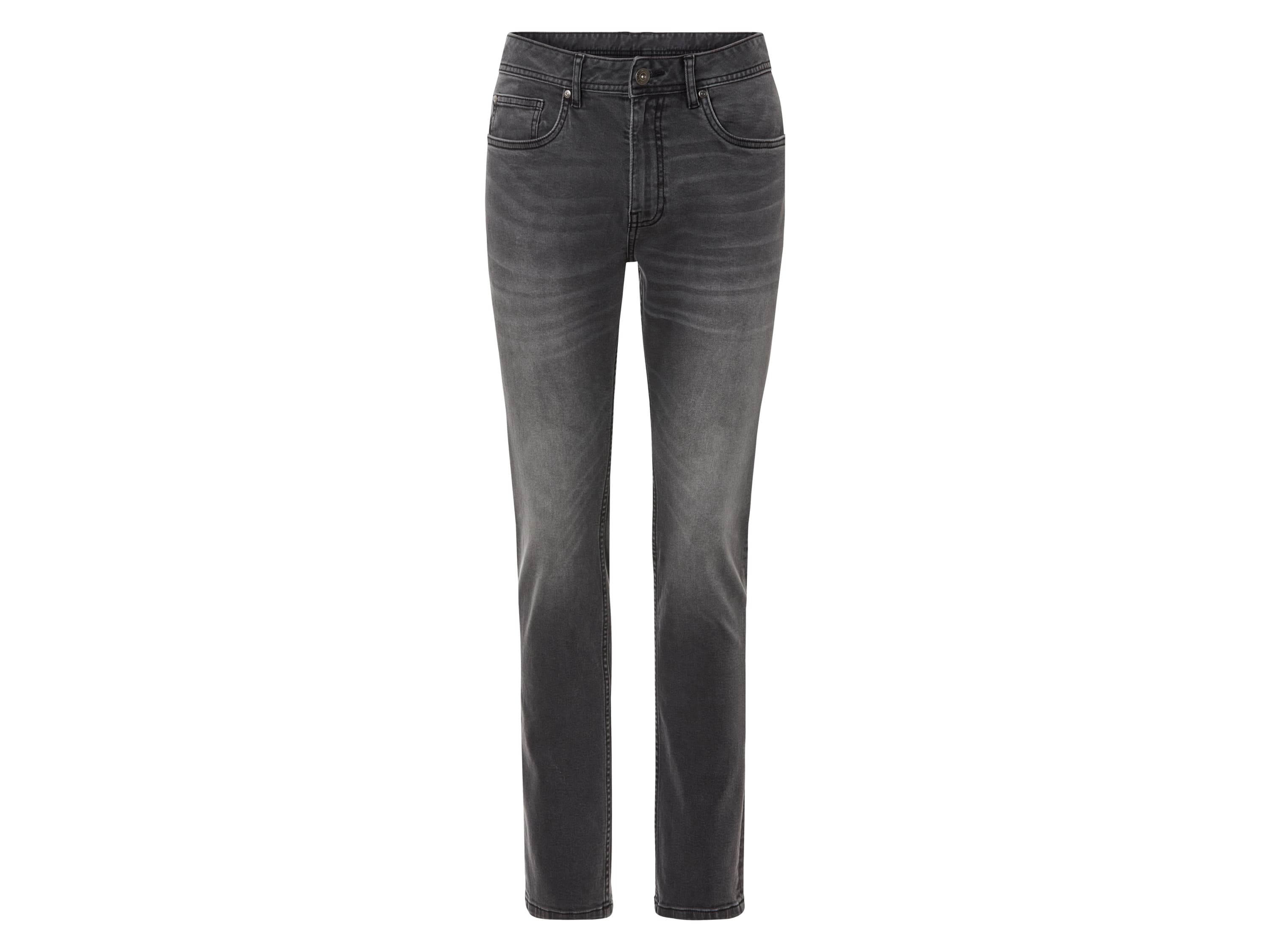 LIVERGY® Pánske rifle „Slim Fit" (tmavosivá, 48 (32/32)) 1