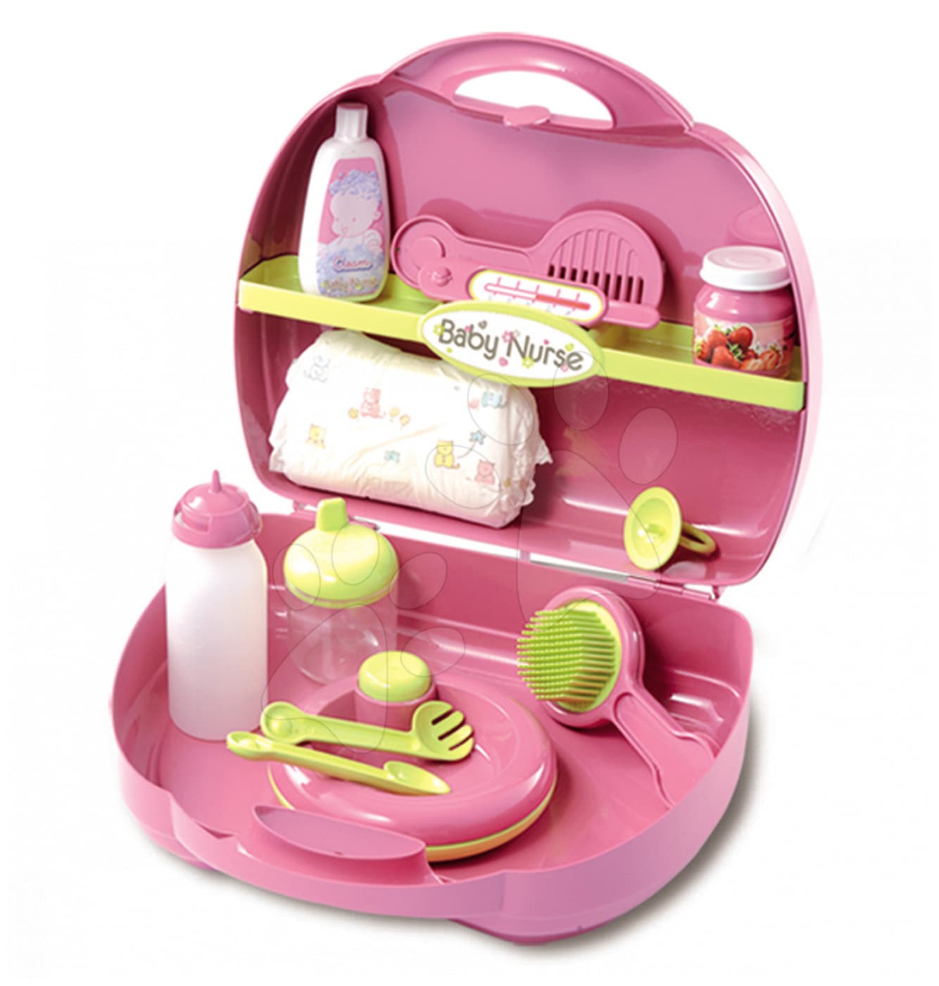 Smoby prebaľovací set Baby Nurse pre bábiku 024395 ružovo-zelený 1