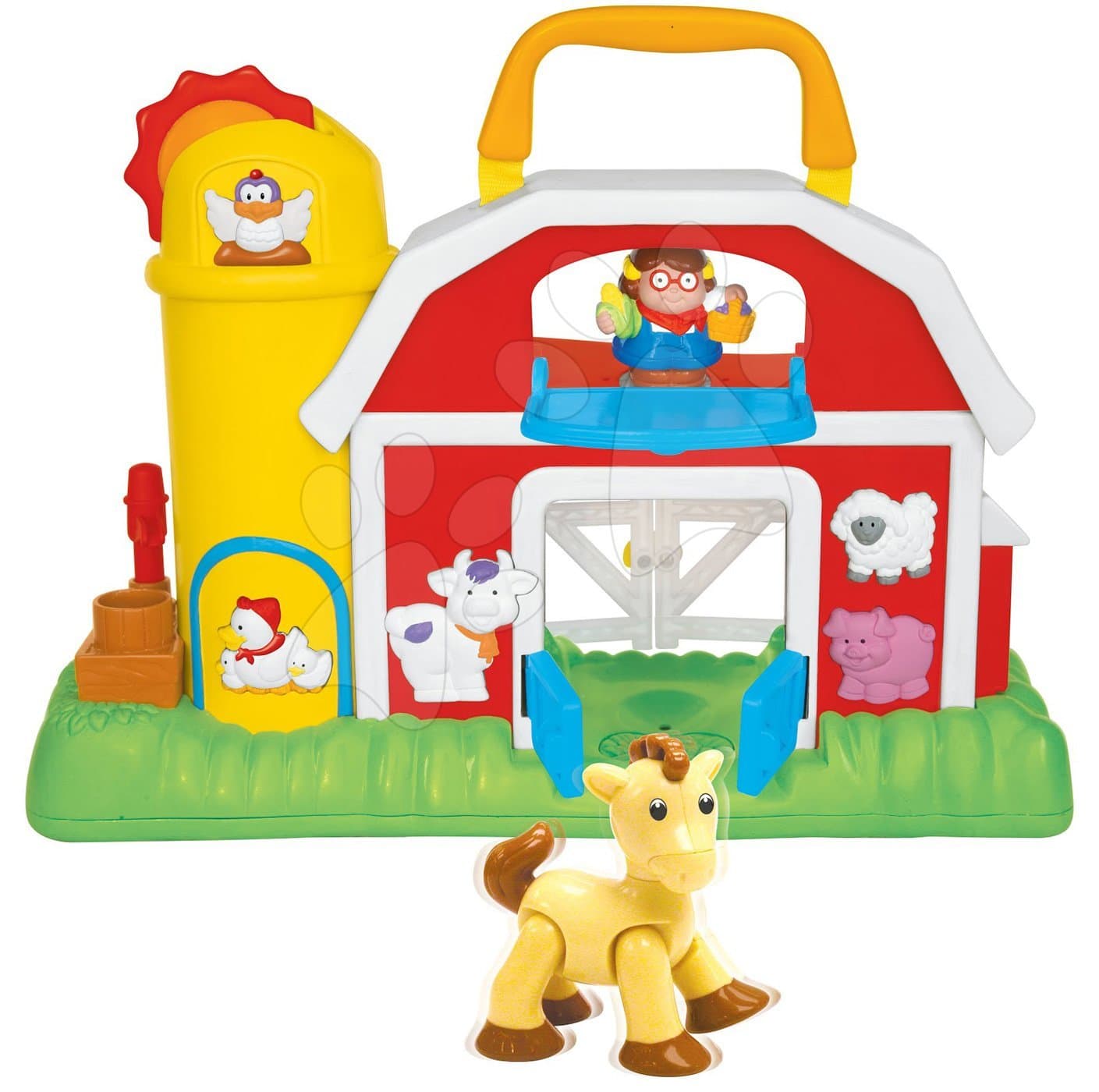 Kiddieland farma pre deti Activity s koníkom a vežou zvuková a hudobná  39800 farebná 1