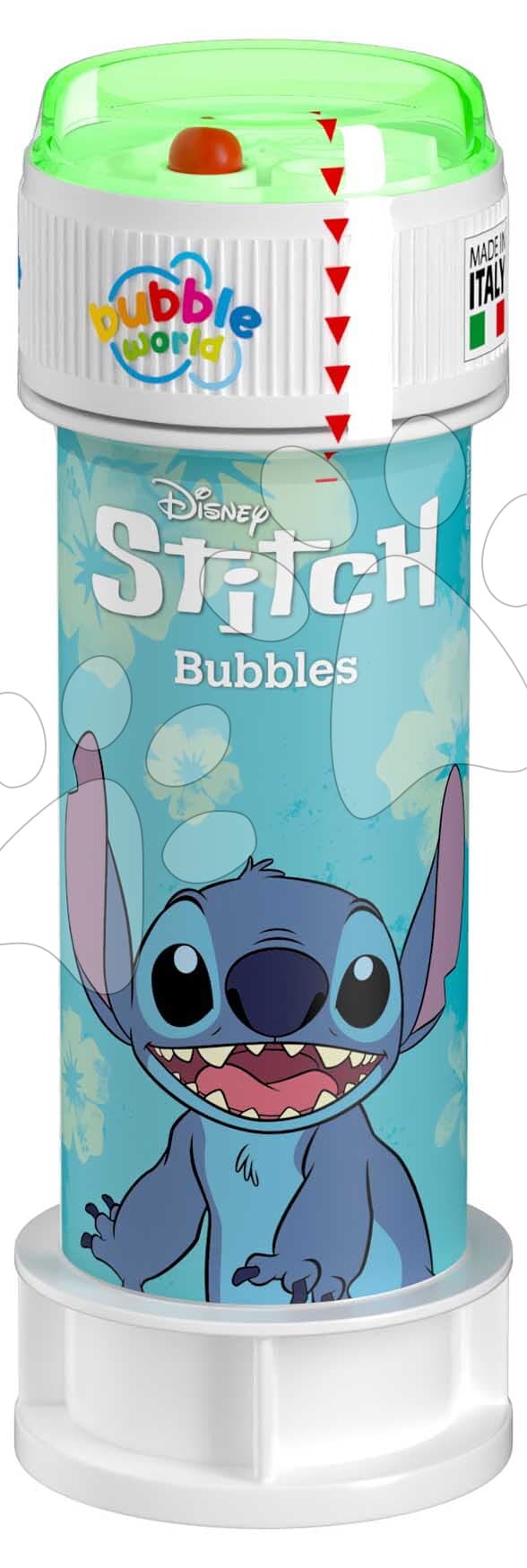 Bublifuk Stitch Disney Bubble World Dulcop hypoalergénny bez niklu a parabénov
