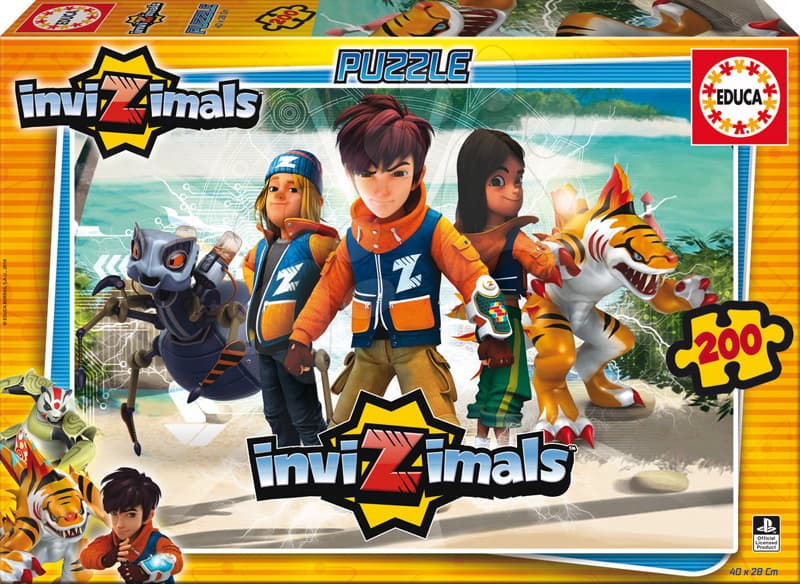 Detské puzzle InviZimals Educa 200 dielov 16179 farebné 1