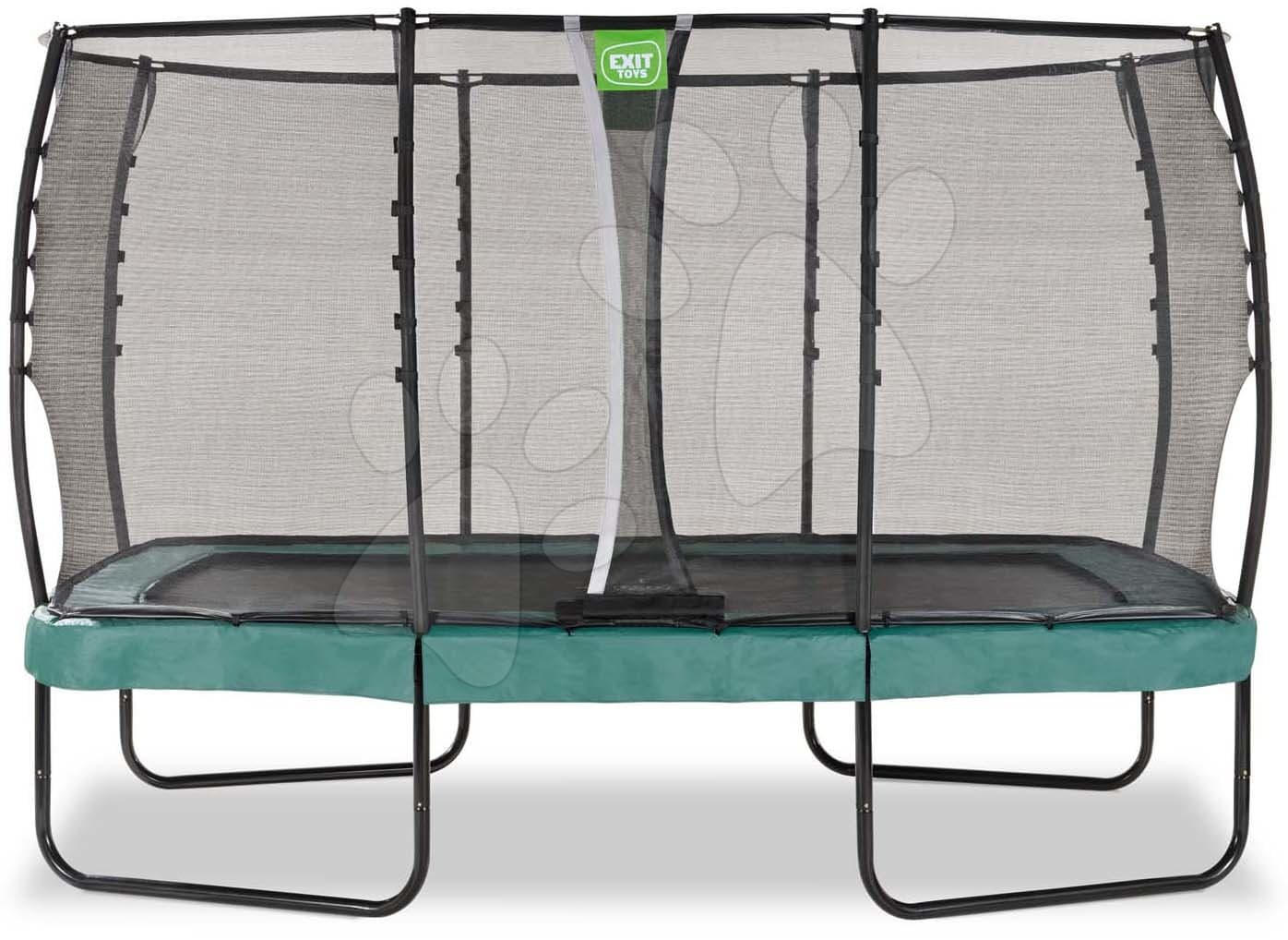 Trampolína s ochrannou sieťou Allure Premium Exit Toys zelená 214*366 cm