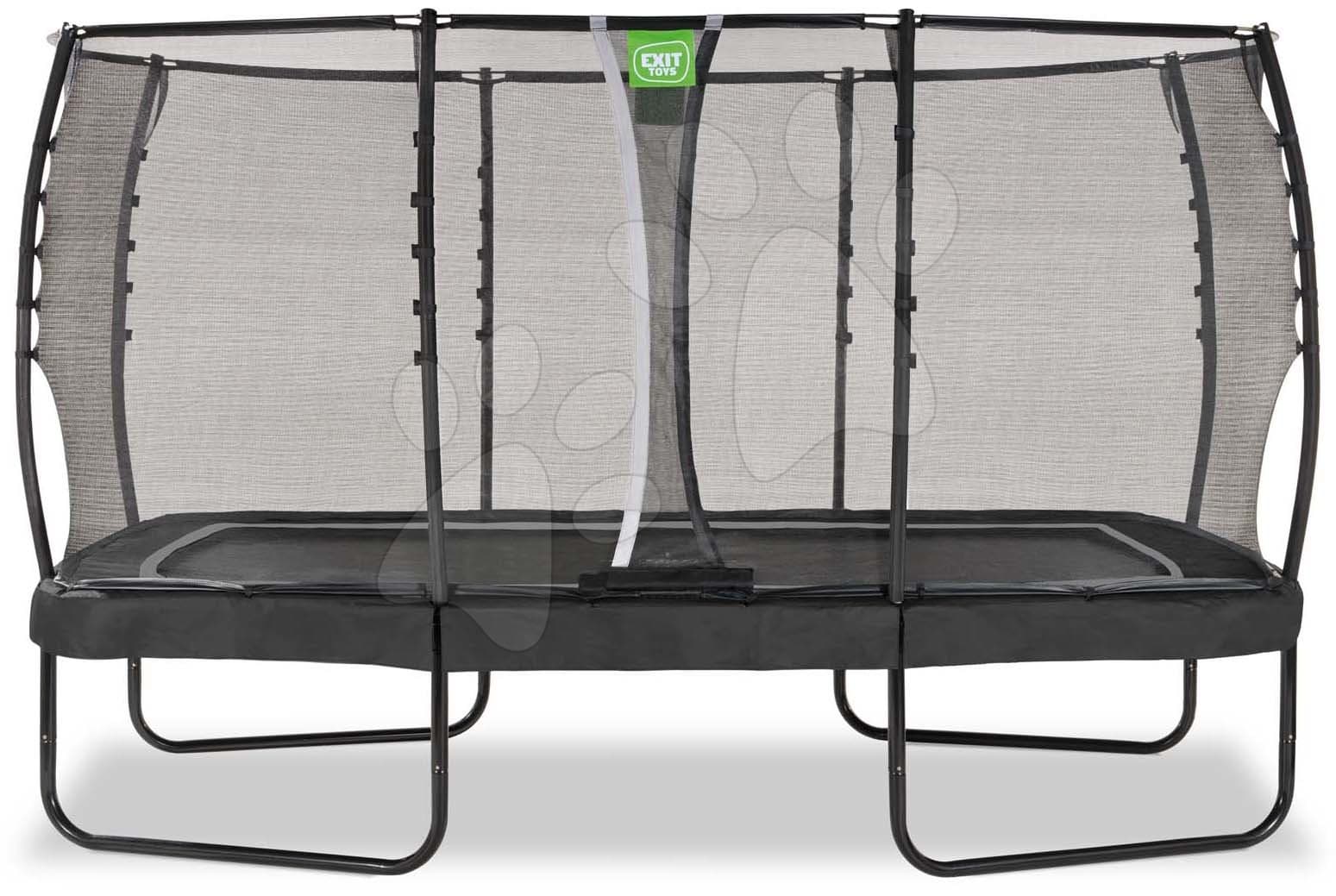 Trampolína s ochrannou sieťou Allure Premium Exit Toys čierna 244*427 cm 1