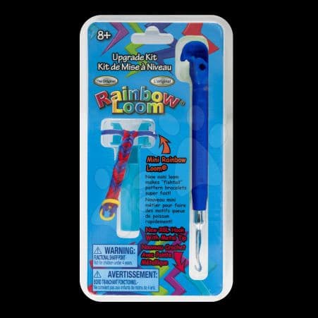 Rainbow Loom kovový háčik s úchytkou na pletenie 21317m modrý 1