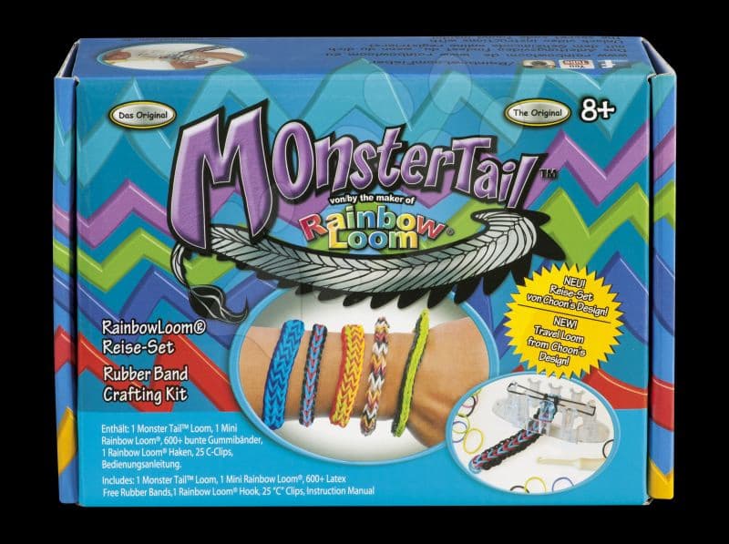 Rainbow Loom detský set na pletenie náramkov Monster Tail 21379 1