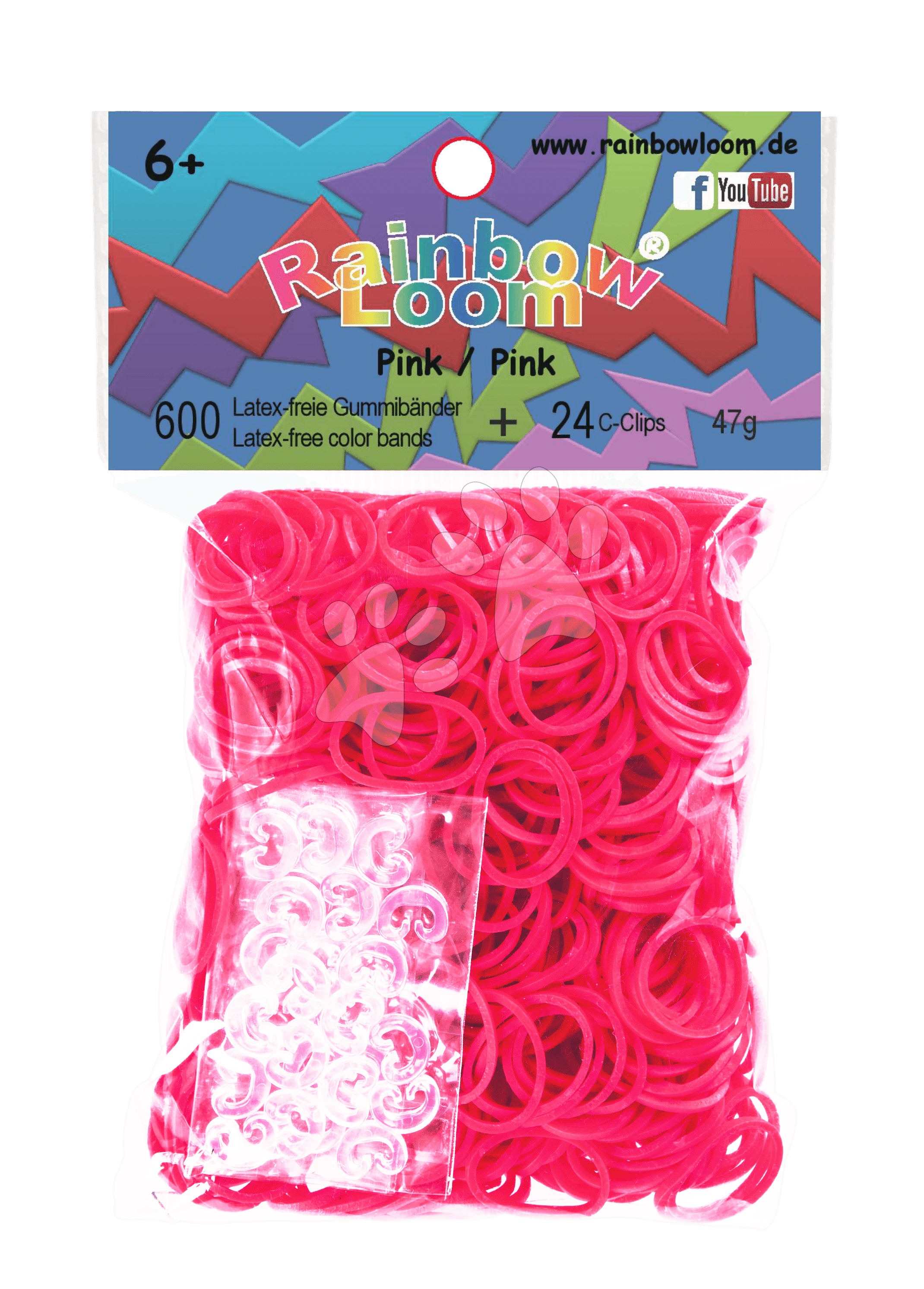 Rainbow Loom detské gumičky 22055 ružové 1